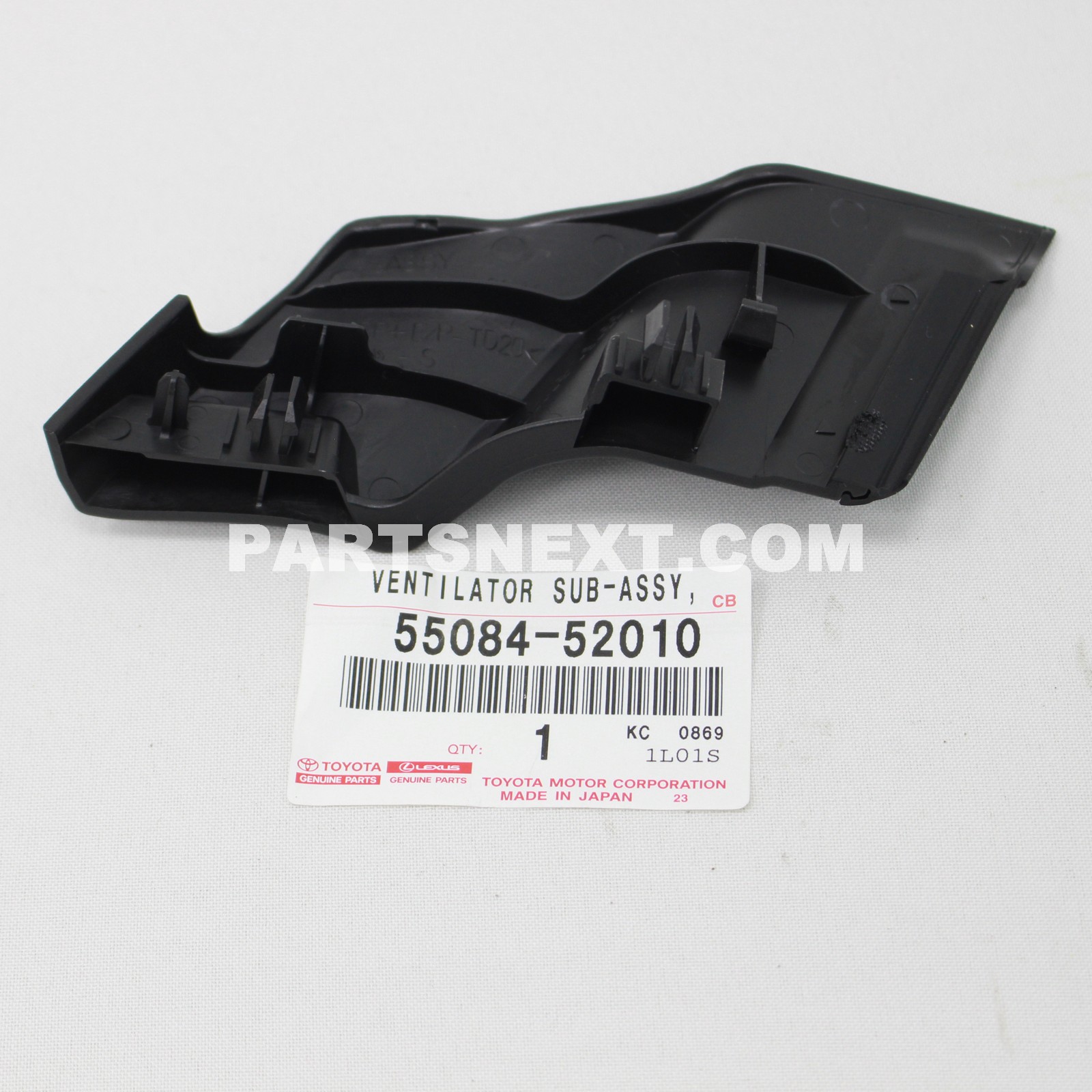 Toyota :: 55084-52010 VENTILATOR SUB-ASSY, COWL SIDE, LH