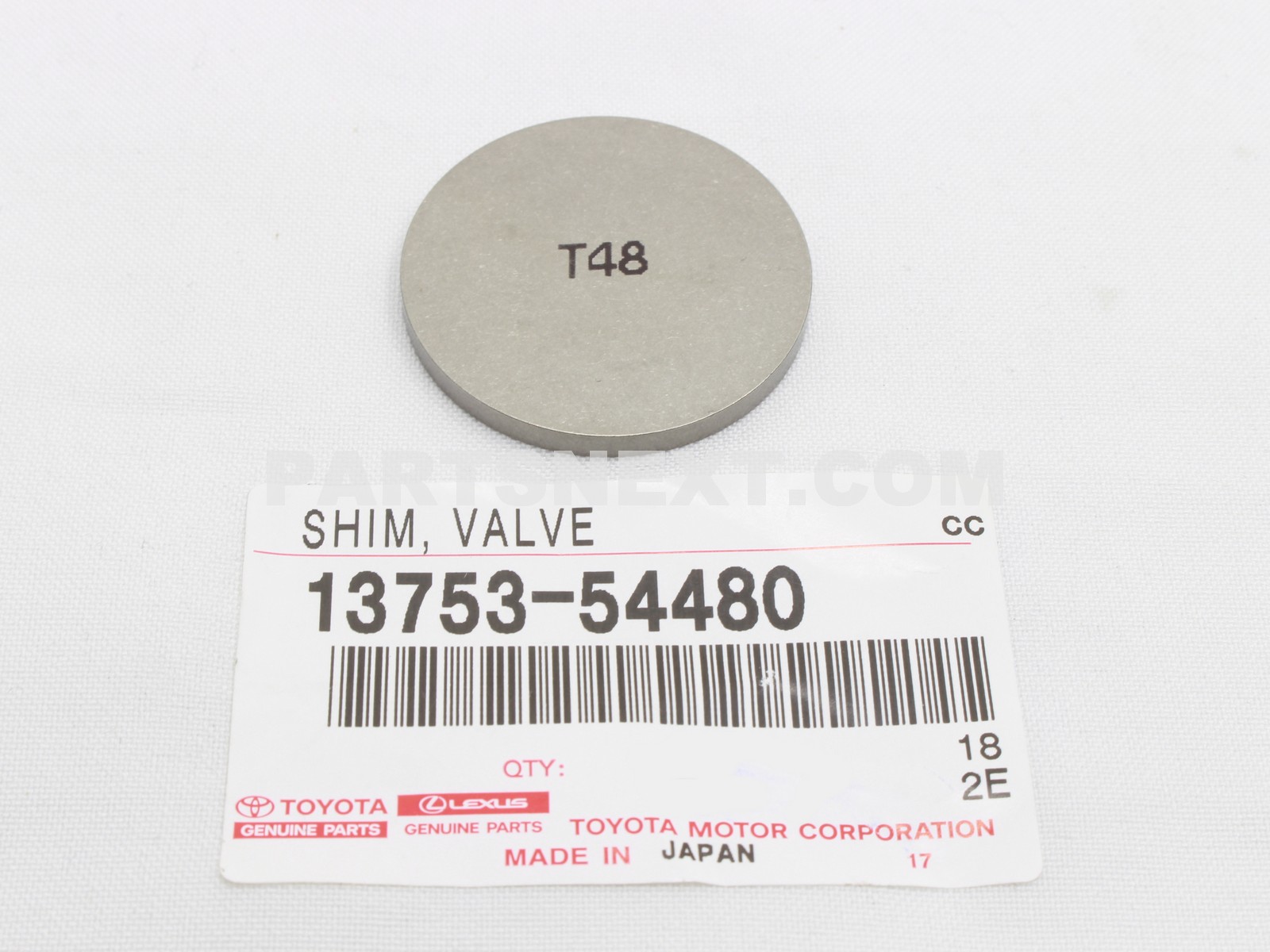 その他 shima1/4 Toyota :: 13753-54480 SHIM, VALVE ADJUSTING