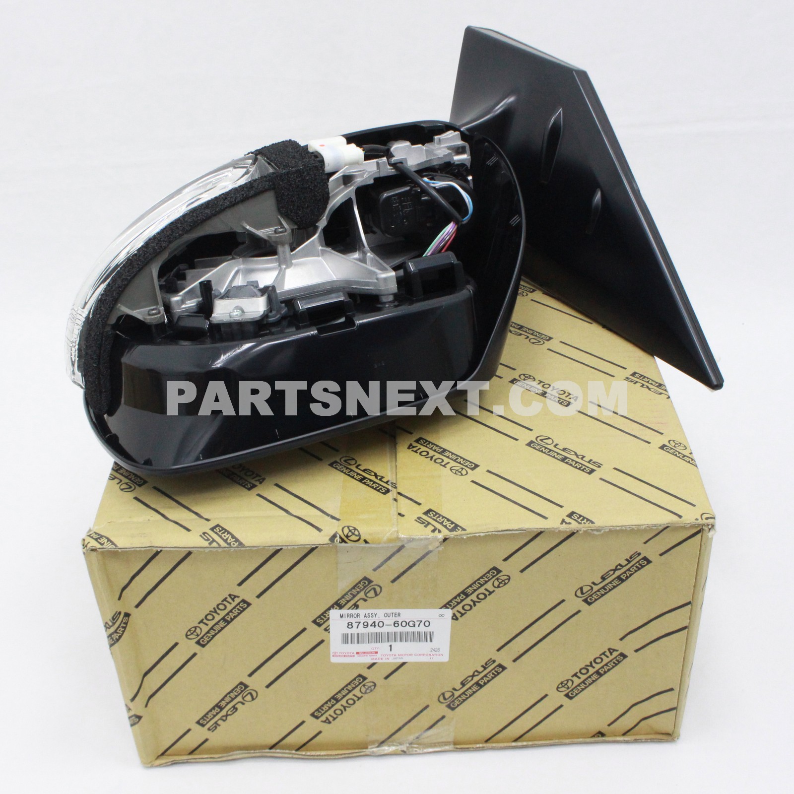 Toyota :: 87940-60G70 MIRROR ASSY, OUTER REAR VIEW, LH