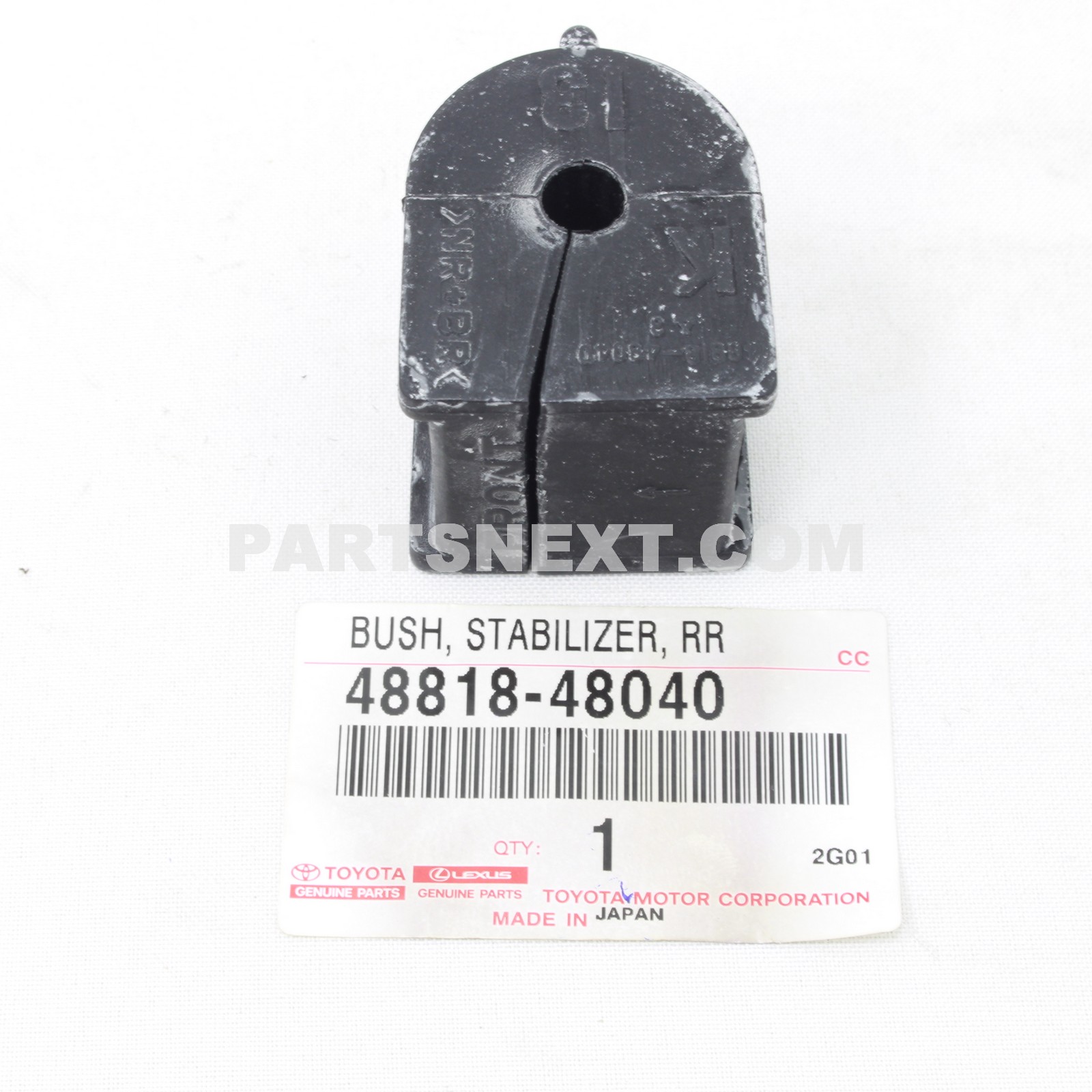 Toyota :: 48818-48040 BUSH, STABILIZER, REAR Toyota :: 48818-48040 BUSH, STABILIZER, REAR