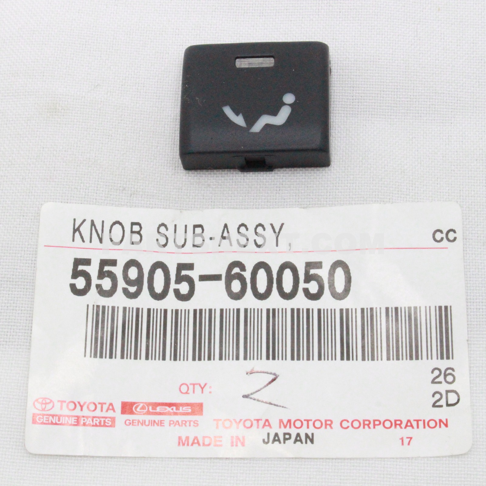 Toyota :: 55905-60050 KNOB, HEATER CONTROL, NO.2