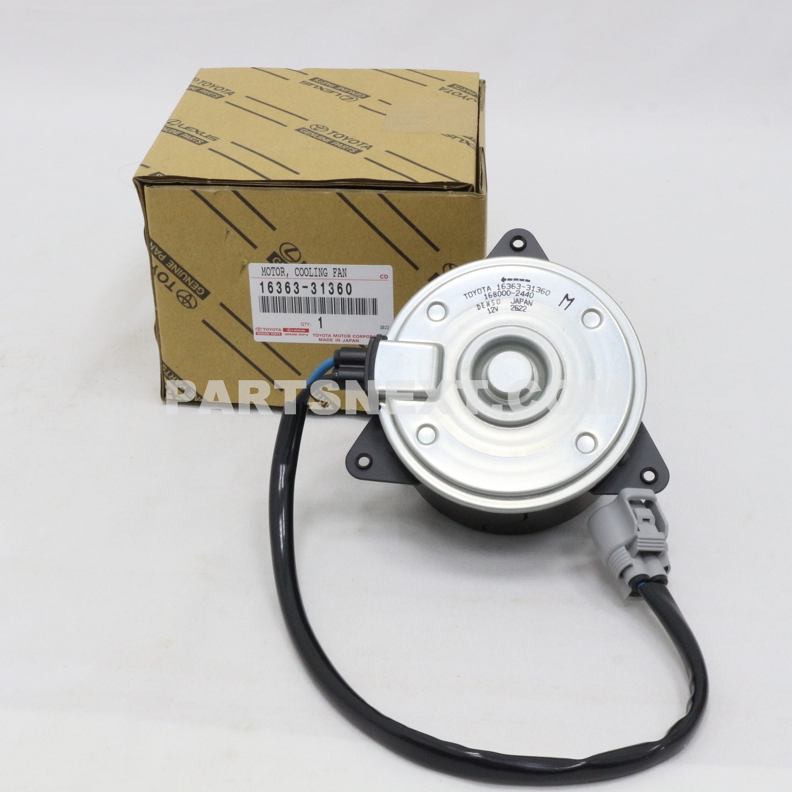 Toyota :: 16363-31360 MOTOR, COOLING FAN