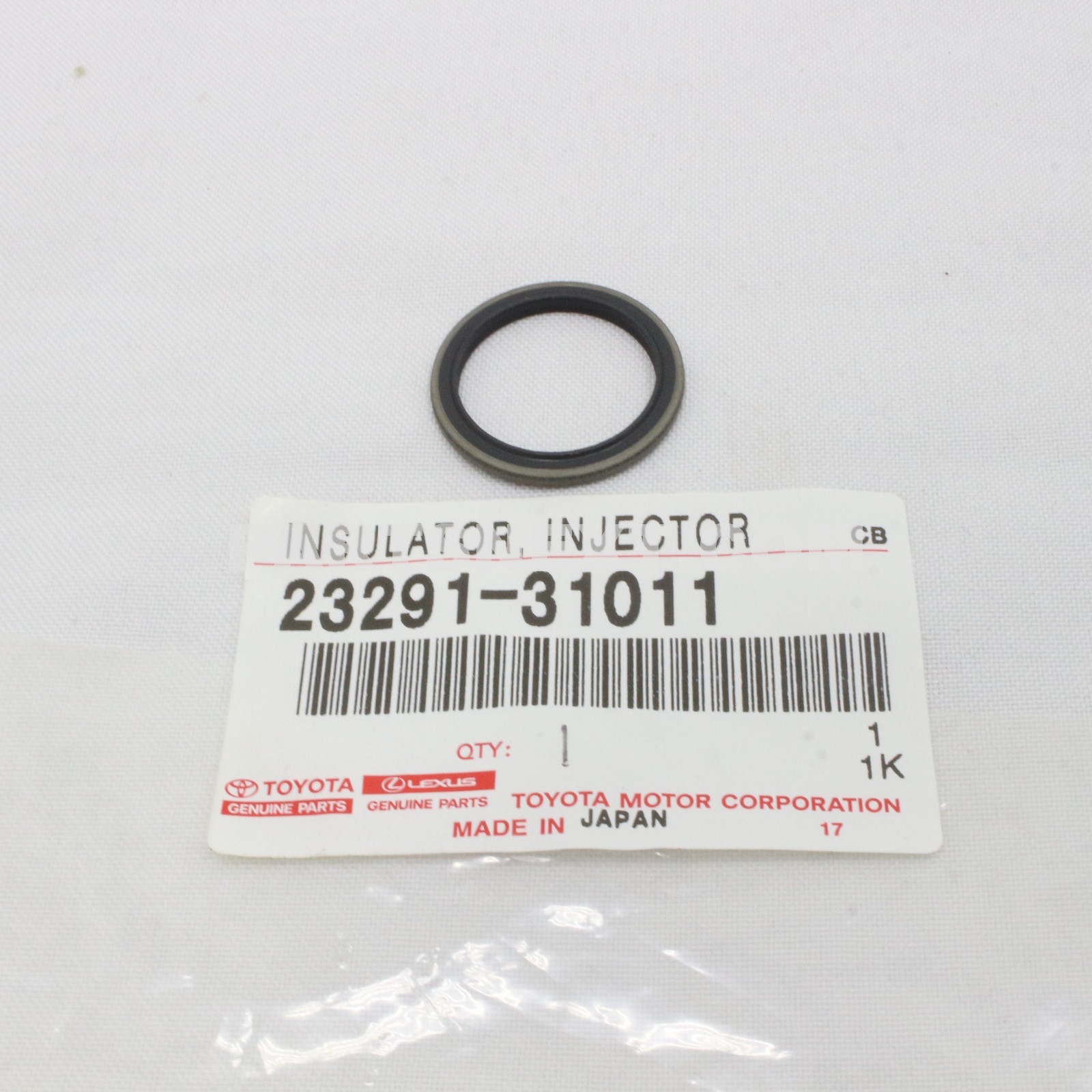 Toyota 2329131011 INSULATOR, INJECTOR VIBRATION