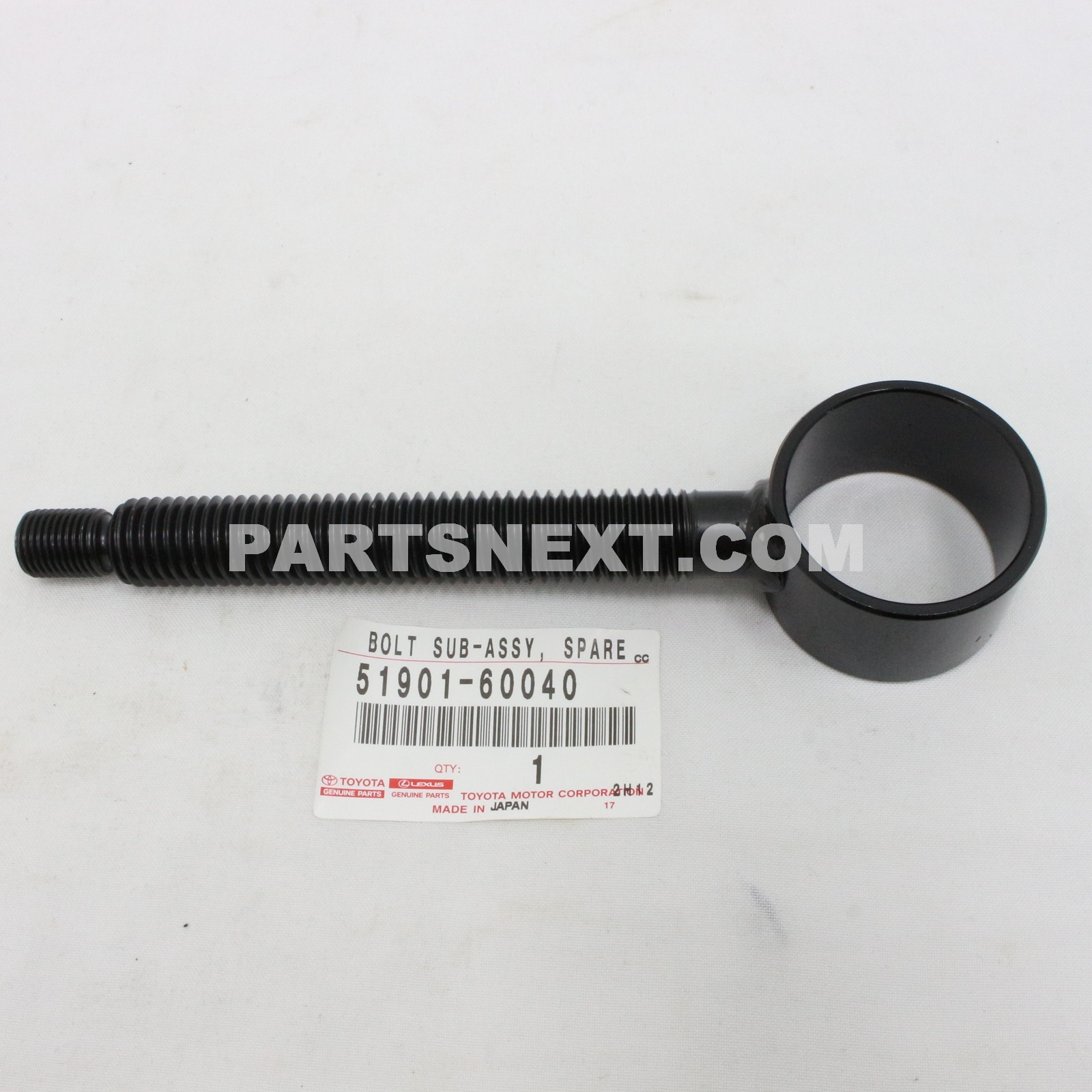 Toyota :: 51901-60040 BOLT ASSY, SPARE WHEEL MOUNTING