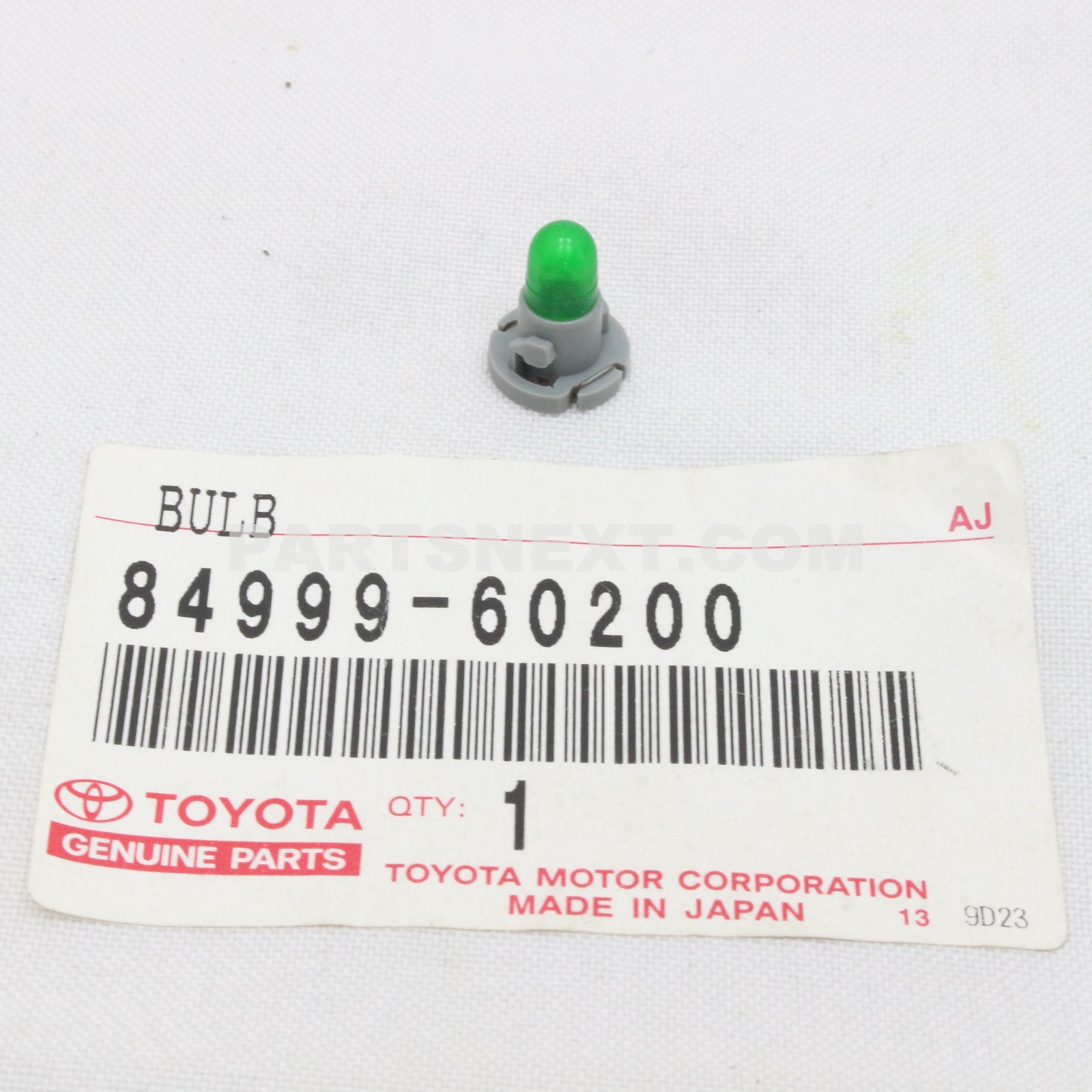 Toyota :: 84999-60200 BULB, AIR CONDITIONER CONTROL