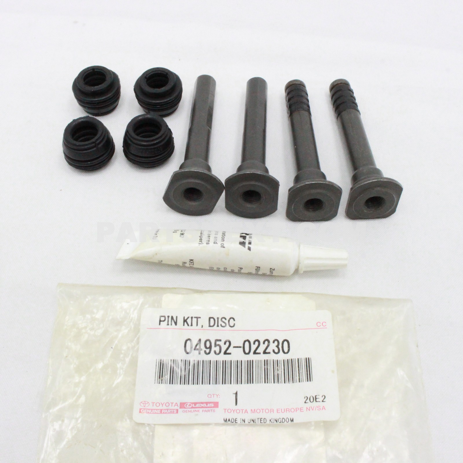 Toyota 0495202230 PIN KIT, FRONT DISC BRAKE CYLINDER SLIDE