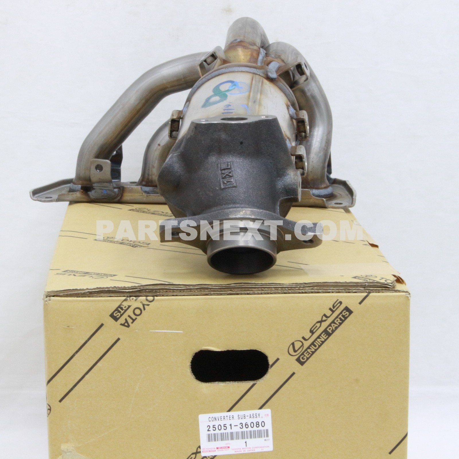 Toyota :: 25051-36080 CONVERTER SUB-ASSY, EXHAUST MANIFOLD