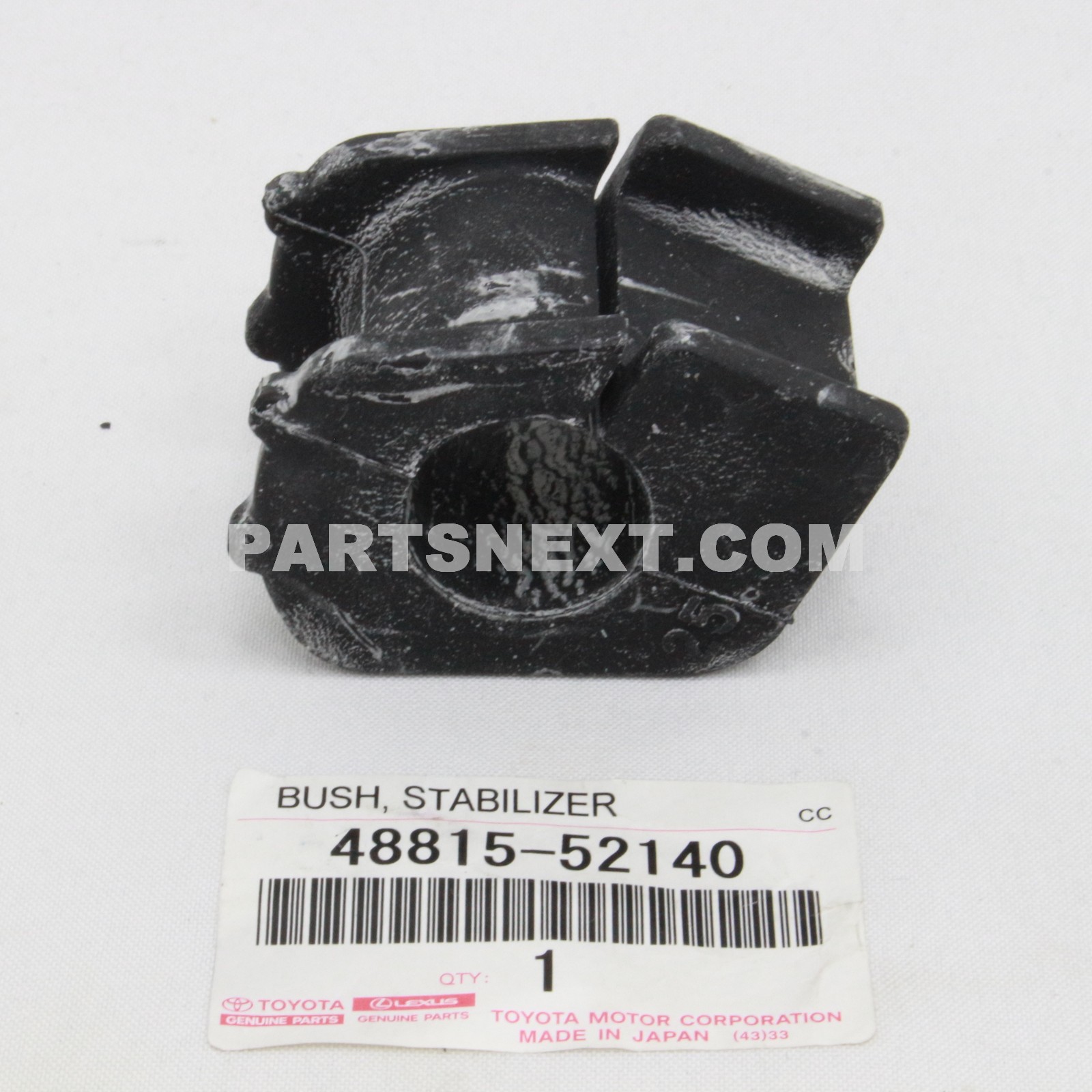 Toyota :: 48815-52140 BUSH, FRONT STABILIZER BAR, NO.1