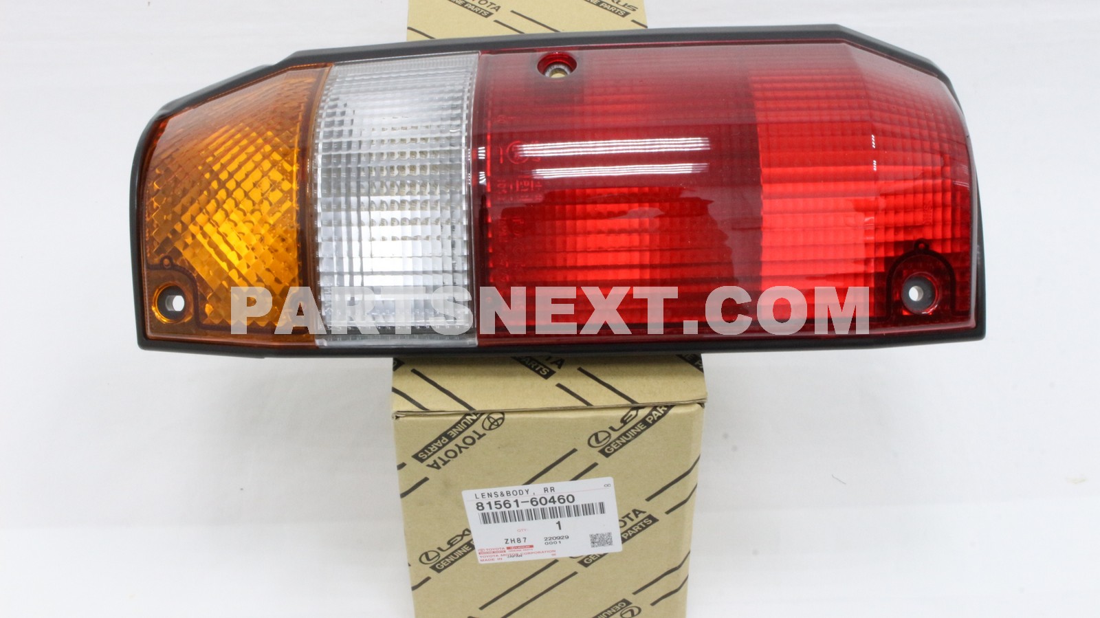 Toyota :: 81561-60460 LENS, REAR COMBINATION LAMP, LH