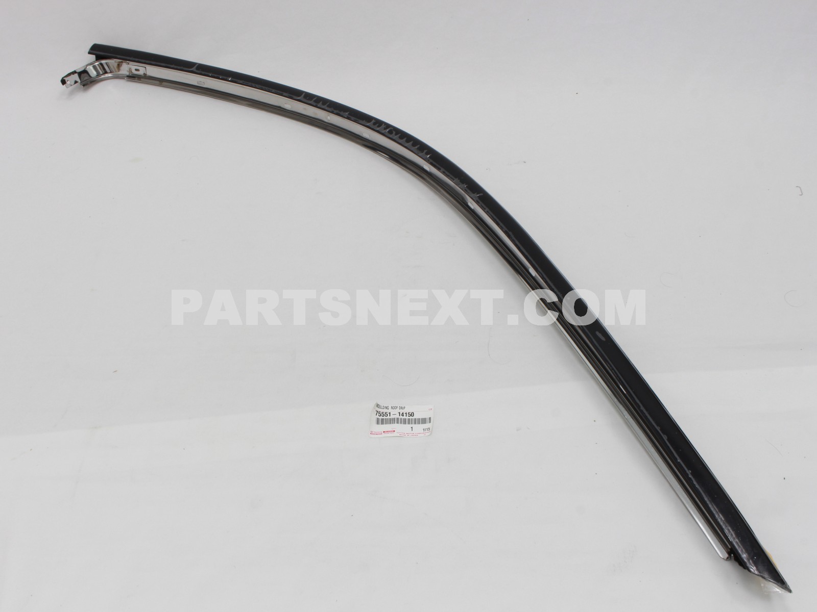 Toyota :: 75551-14150 MOULDING, ROOF DRIP SIDE FINISH, RH