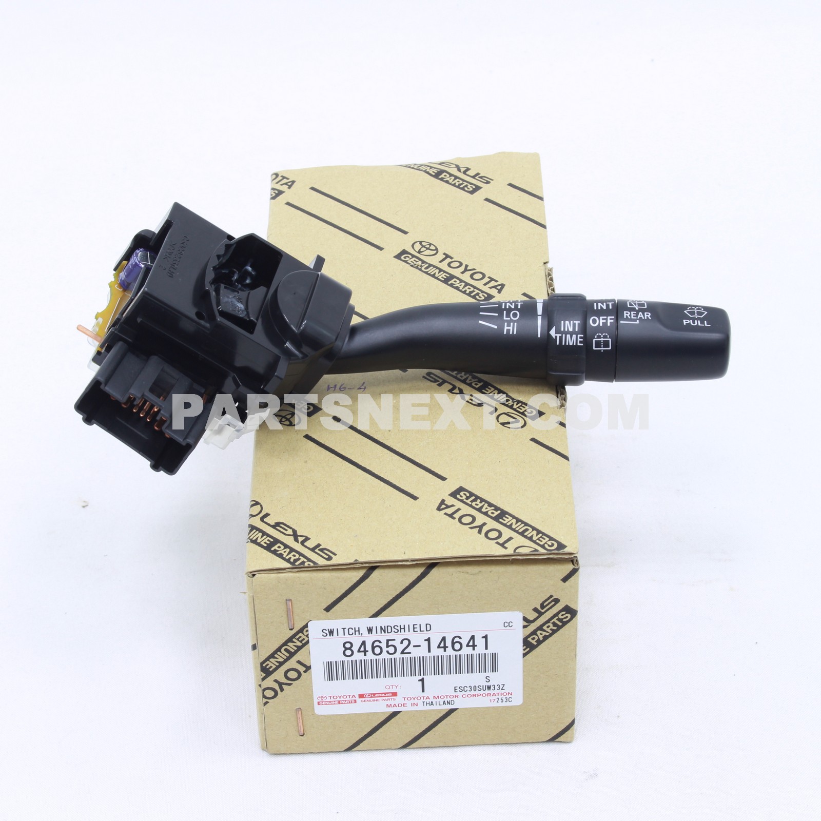 thumbnail image 2 of Genuine OEM Toyota Windshield Wiper Switch Assy – 84652-14642 (8465214642), Made In Japan 2 of 3