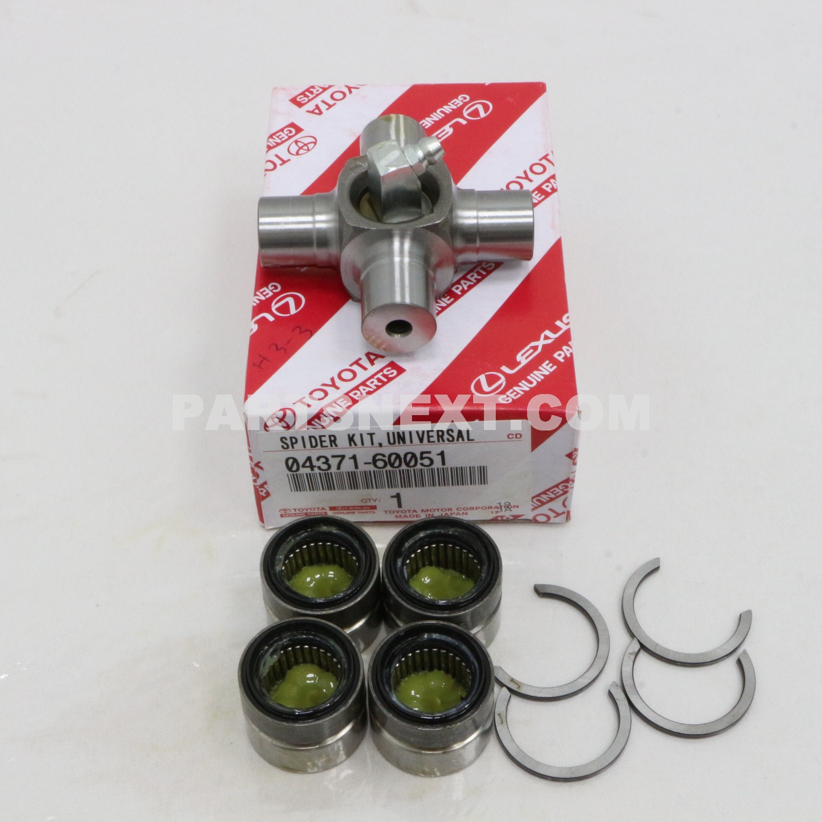 Toyota :: 04371-60051 SPIDER KIT, FRONT PROPELLER SHAFT UNIVERSAL