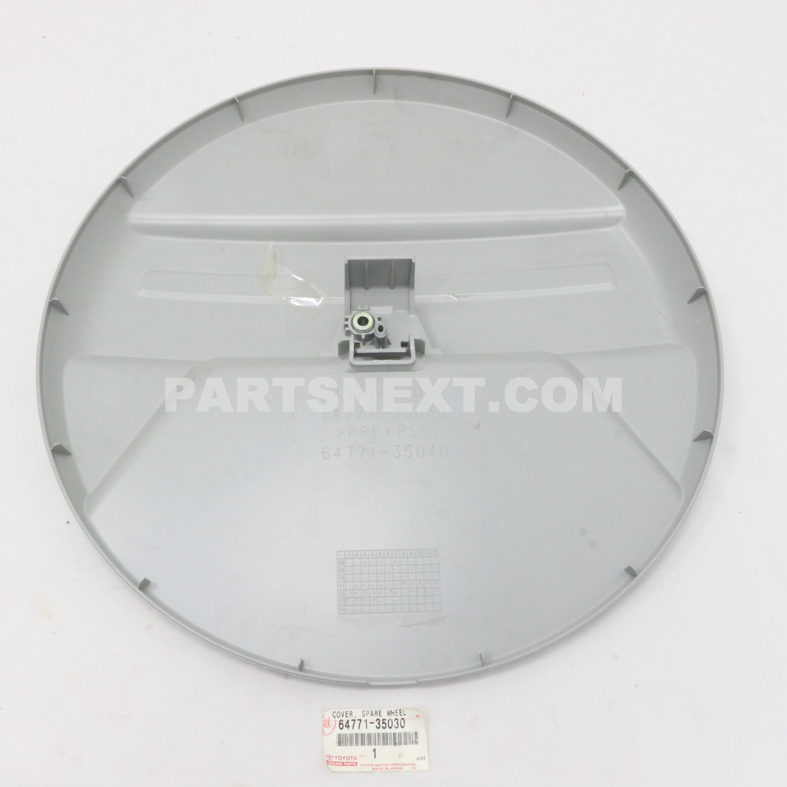 Toyota :: 64771-35030 COVER, SPARE WHEEL