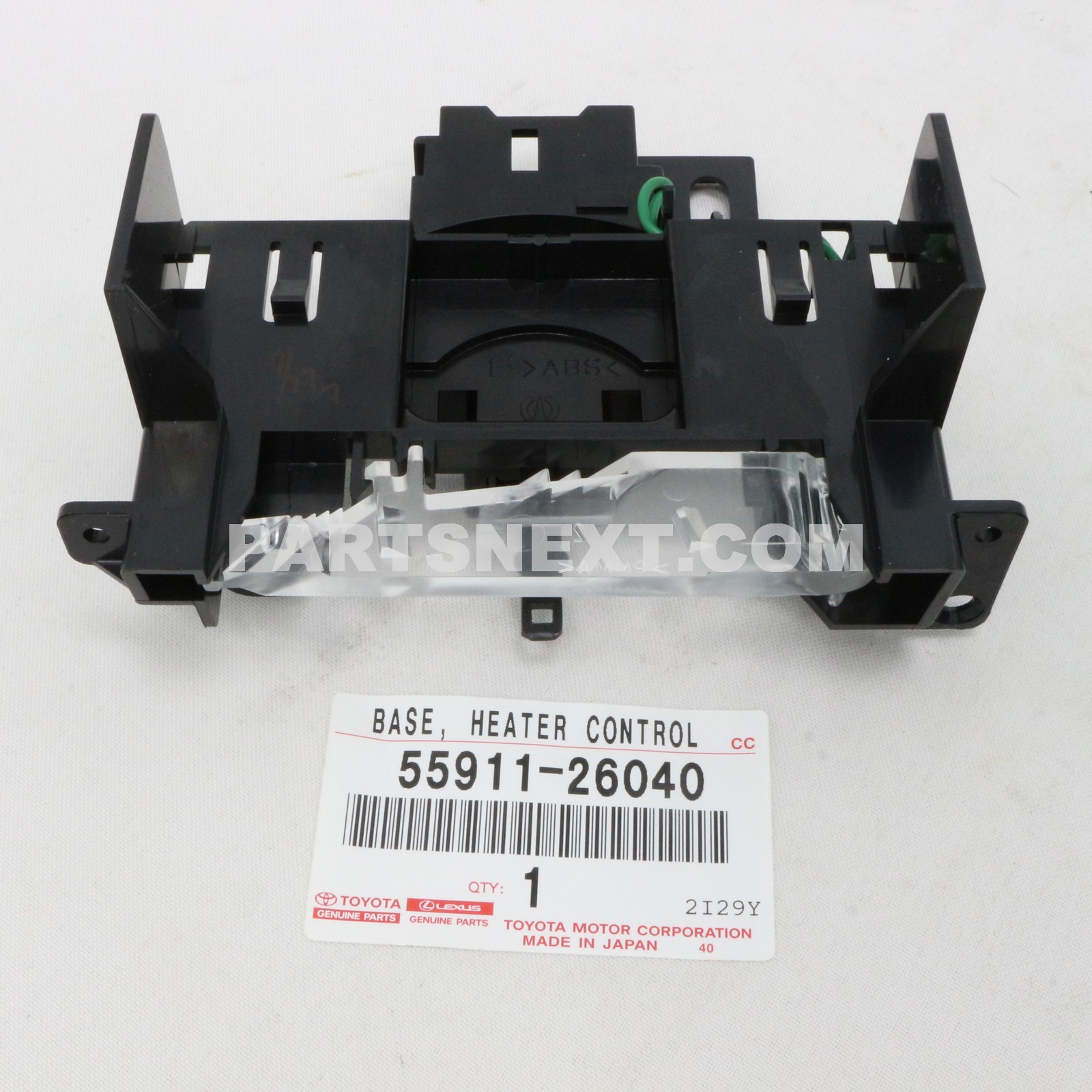 Toyota :: 55911-26040 BASE, HEATER CONTROL