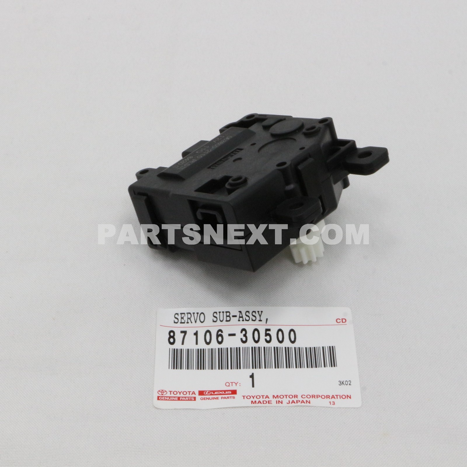 Toyota :: 87106-30500 DAMPER SERVO SUB-ASSY, AIR CONDITIONER