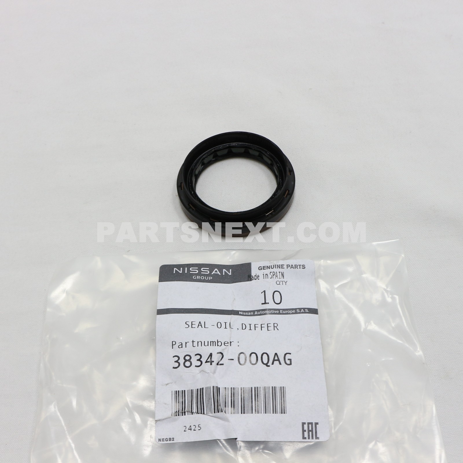 Nissan :: 38342-00QAG SEAL-OIL,DIFFERENTIAL SIDE