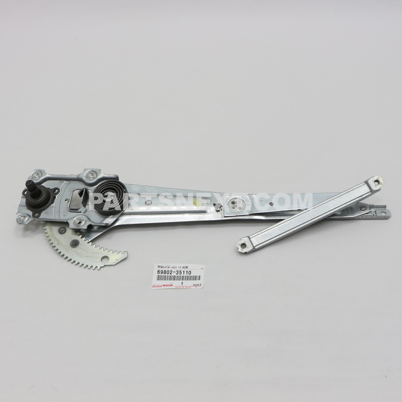 Toyota :: 69802-35110 REGULATOR SUB-ASSY, FRONT DOOR WINDOW, LH