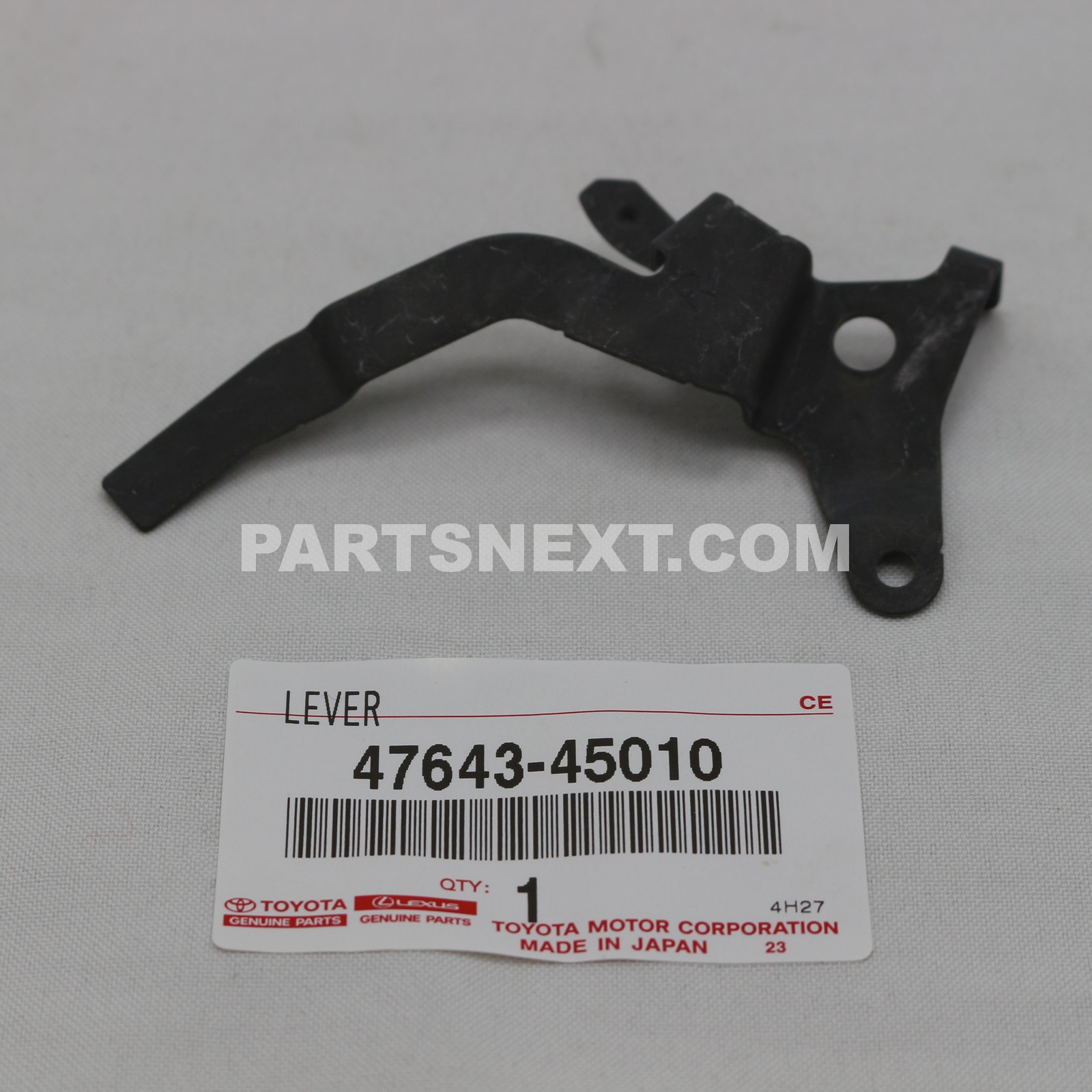 Toyota :: 47643-45010 LEVER, REAR BRAKE AUTOMATIC ADJUST, RH