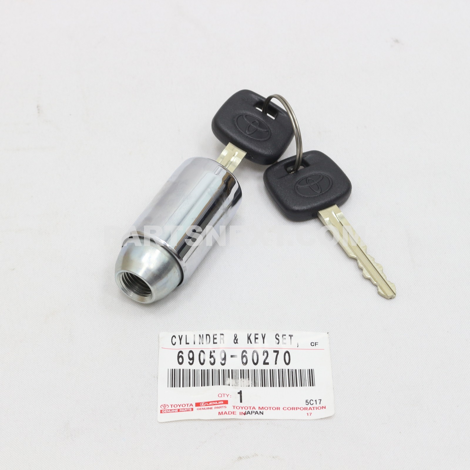 Toyota :: 69059-60270 CYLINDER & KEY SET, SPARE WHEEL LOCK