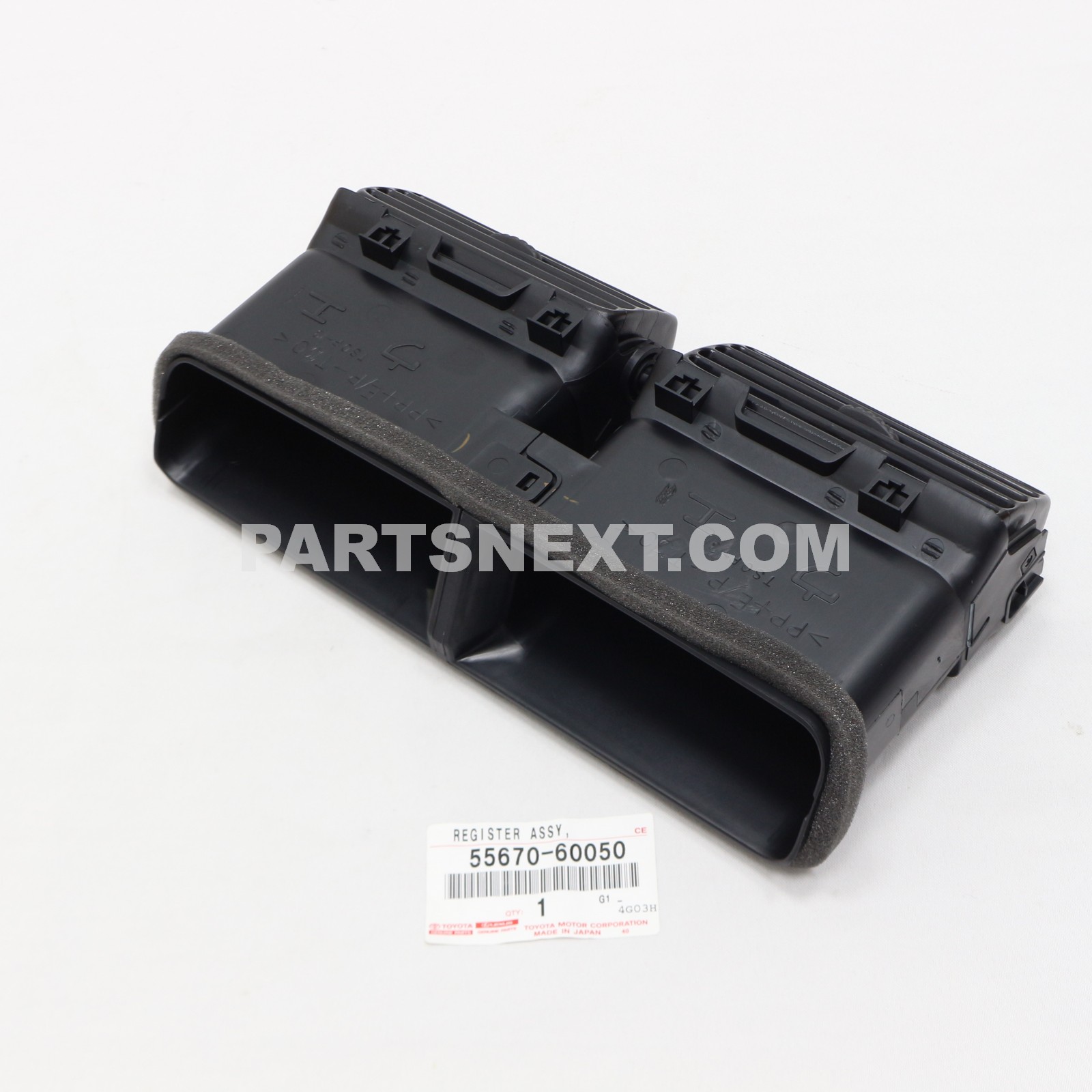 Toyota :: 55670-60050 REGISTER ASSY, INSTRUMENT PANEL, CENTER
