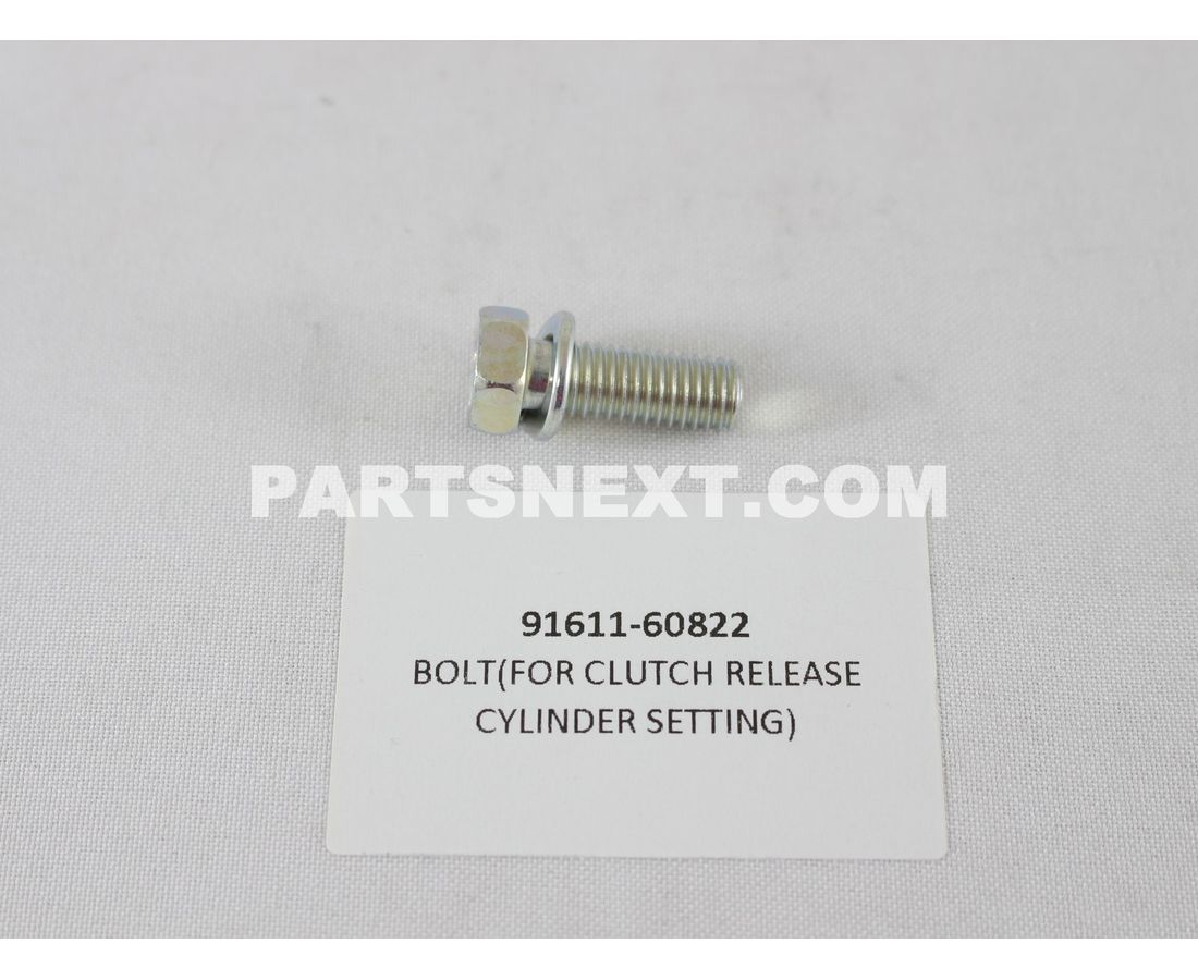 Toyota :: 91611-60822 BOLT(FOR CLUTCH RELEASE CYLINDER SETTING)