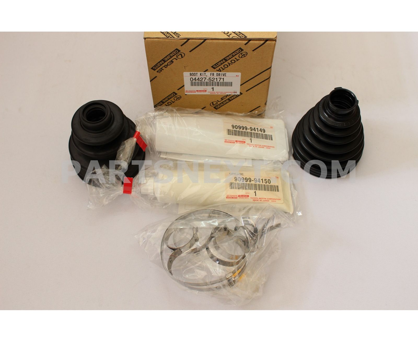 Toyota :: 04427-52171 BOOT KIT, FRONT DRIVE SHAFT, IN Toyota :: 04427-52171 BOOT KIT, FRONT DRIVE SHAFT, IN