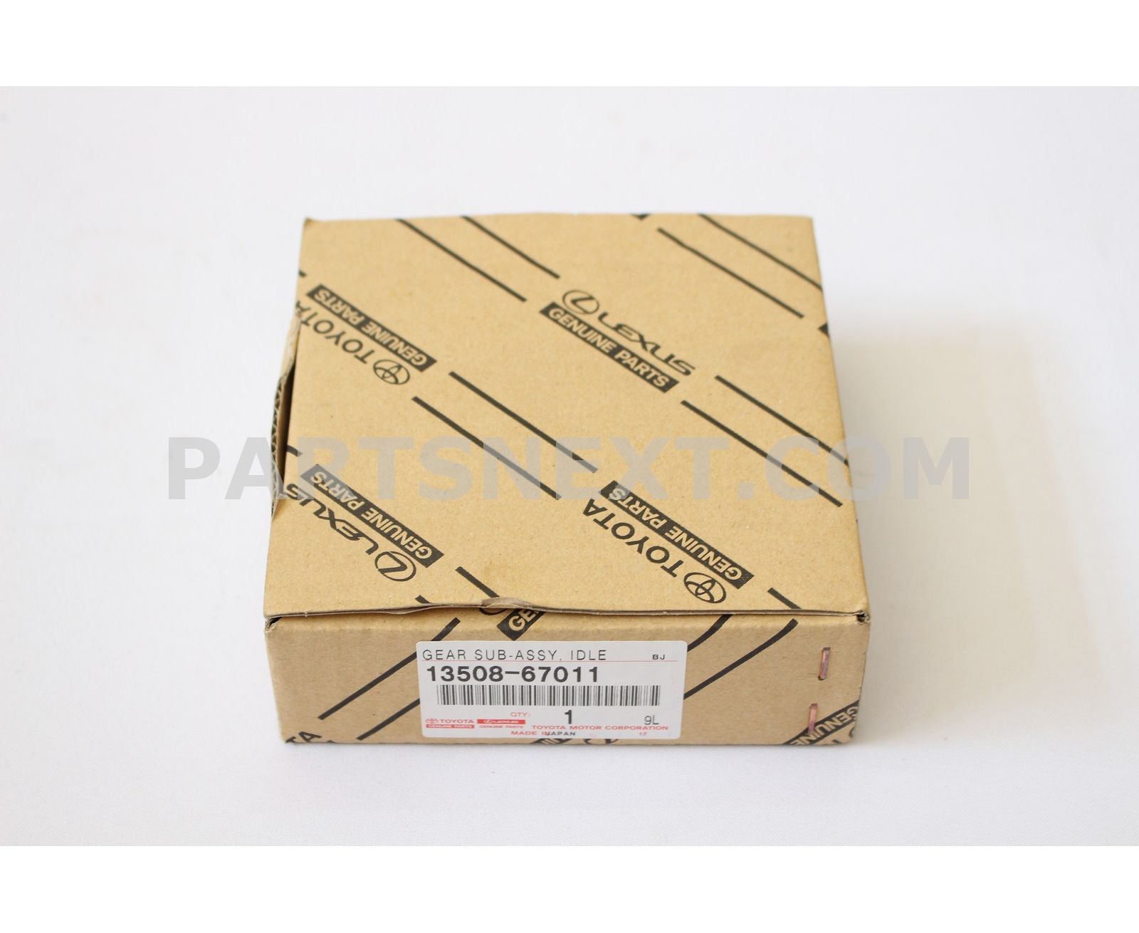 晦日。 Toyota :: 13508-67011 GEAR, IDLE, NO.1