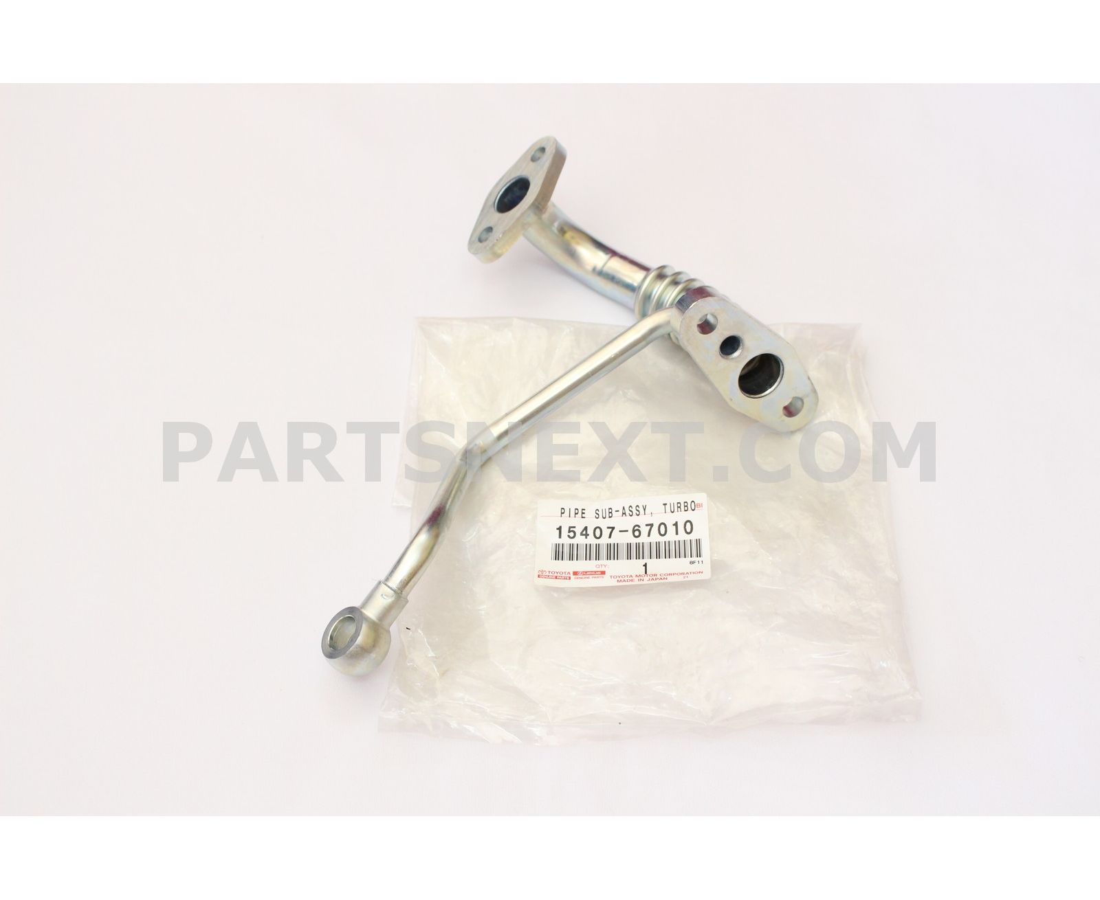 Toyota :: 15407-67010 PIPE SUB-ASSY, TURBO OIL INLET