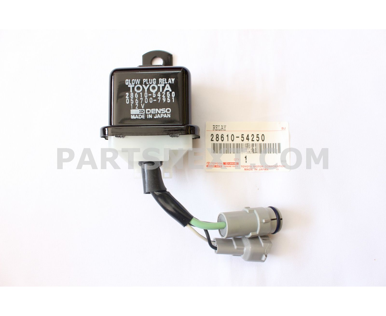 Toyota 2861054250 RELAY ASSY, GLOW PLUG