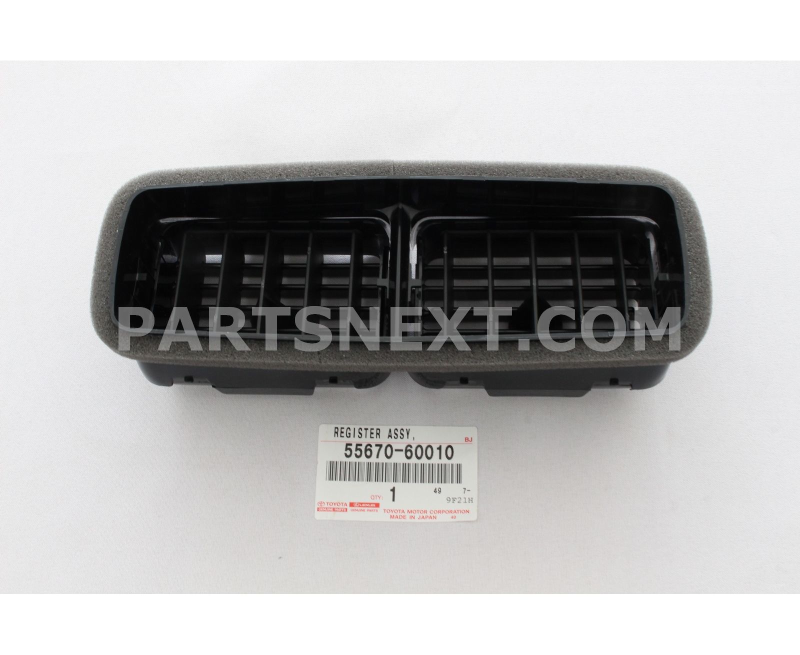Toyota :: 55670-60010 REGISTER ASSY, INSTRUMENT PANEL, NO.3