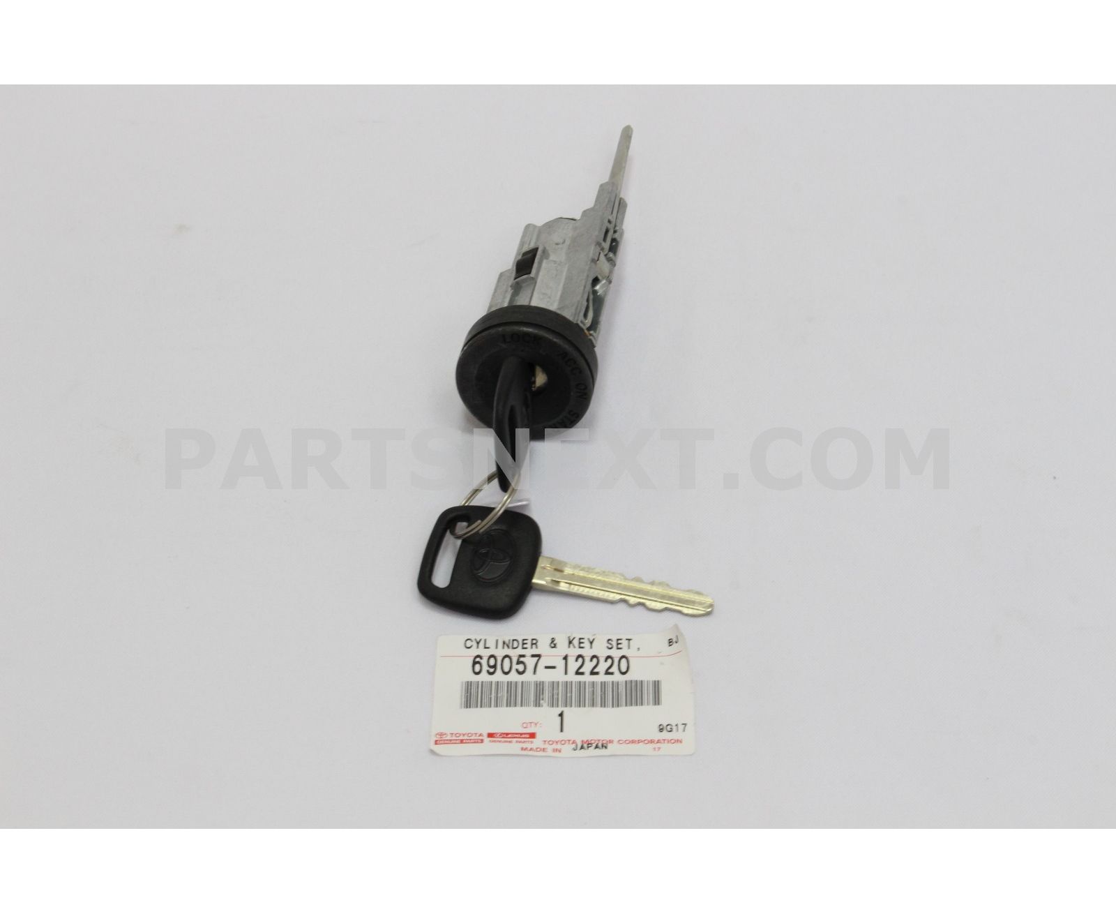 Toyota 6905712220 CYLINDER & KEY SET, IGNITION SWITCH LOCK