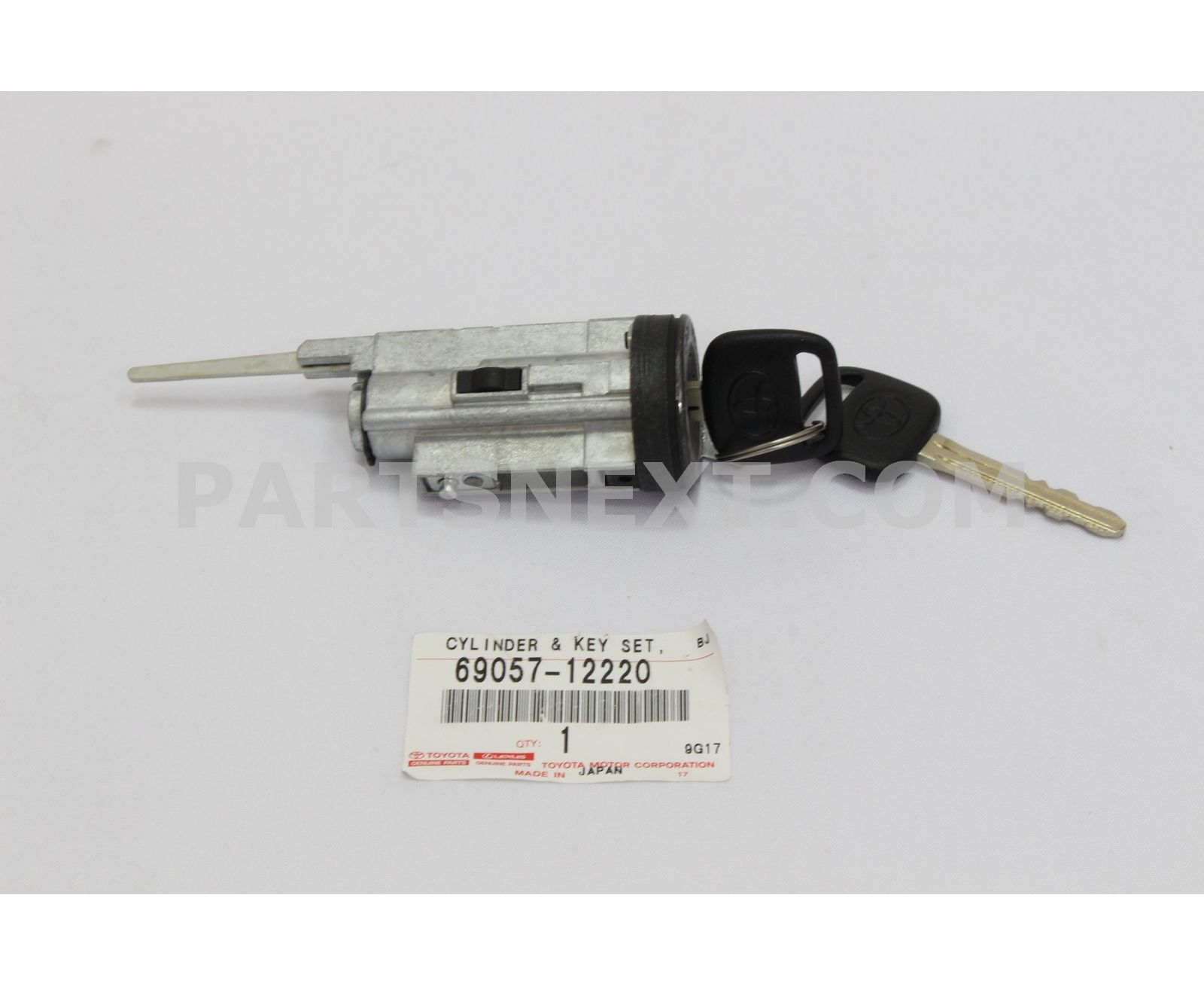 Toyota :: 69057-12220 CYLINDER & KEY SET, IGNITION SWITCH LOCK