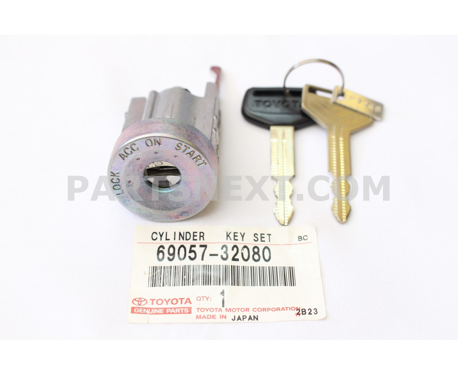 Toyota 6905732080 CYLINDER & KEY SET, IGNITION SWITCH LOCK