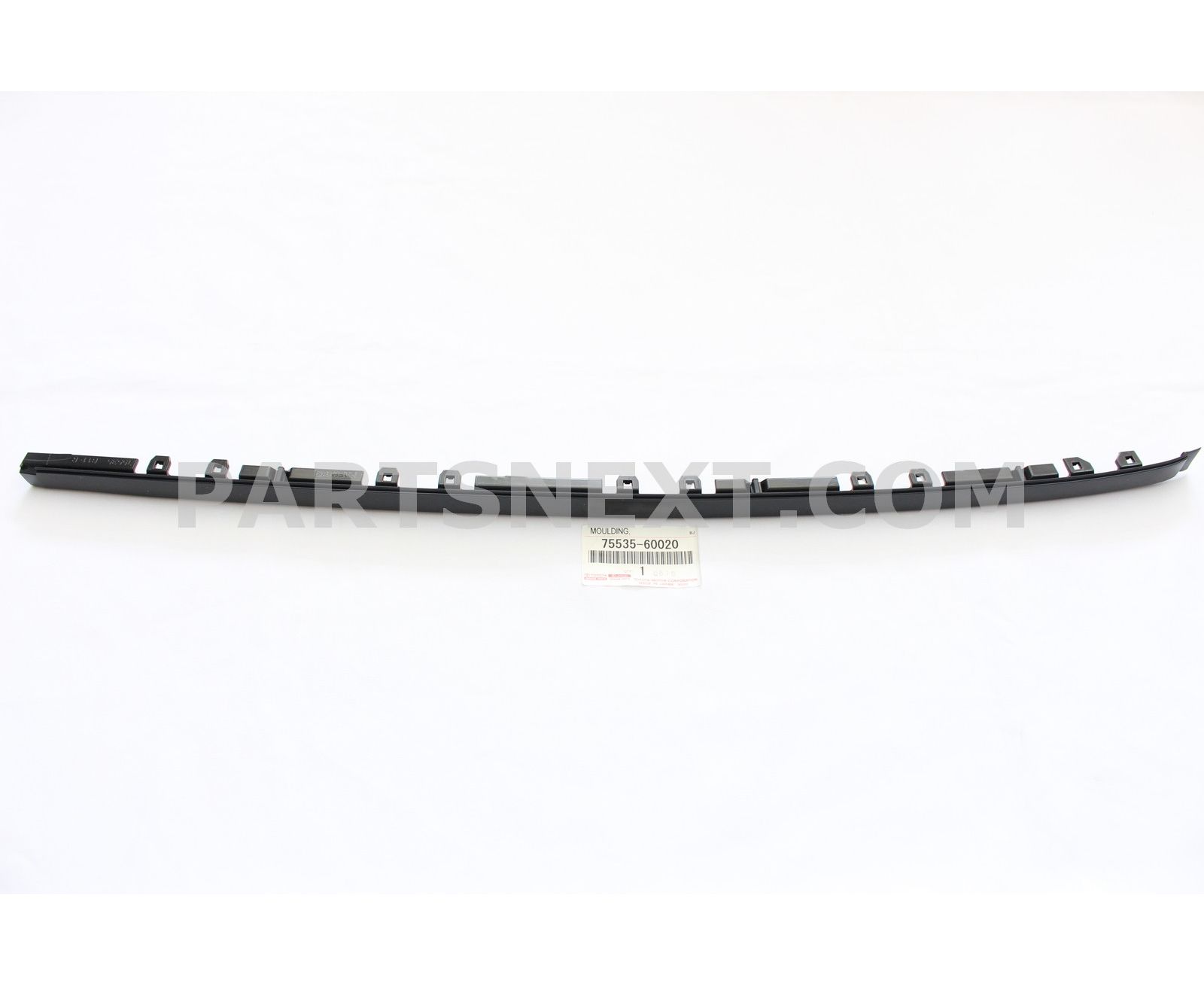 Toyota :: 75535-60020 MOULDING, WINDSHIELD, OUTSIDE LOWER