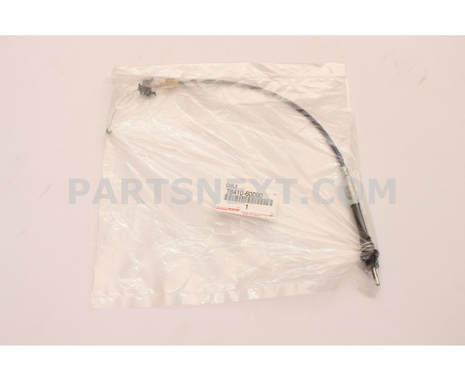 Toyota 7841060090 CABLE ASSY, THROTTLE CONTROL