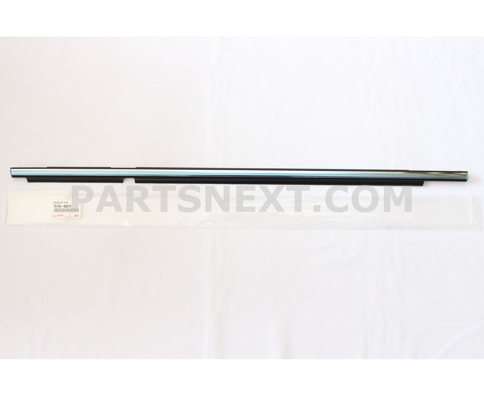 Toyota :: 75740-60070 MOULDING ASSY, REAR DOOR BELT, LH