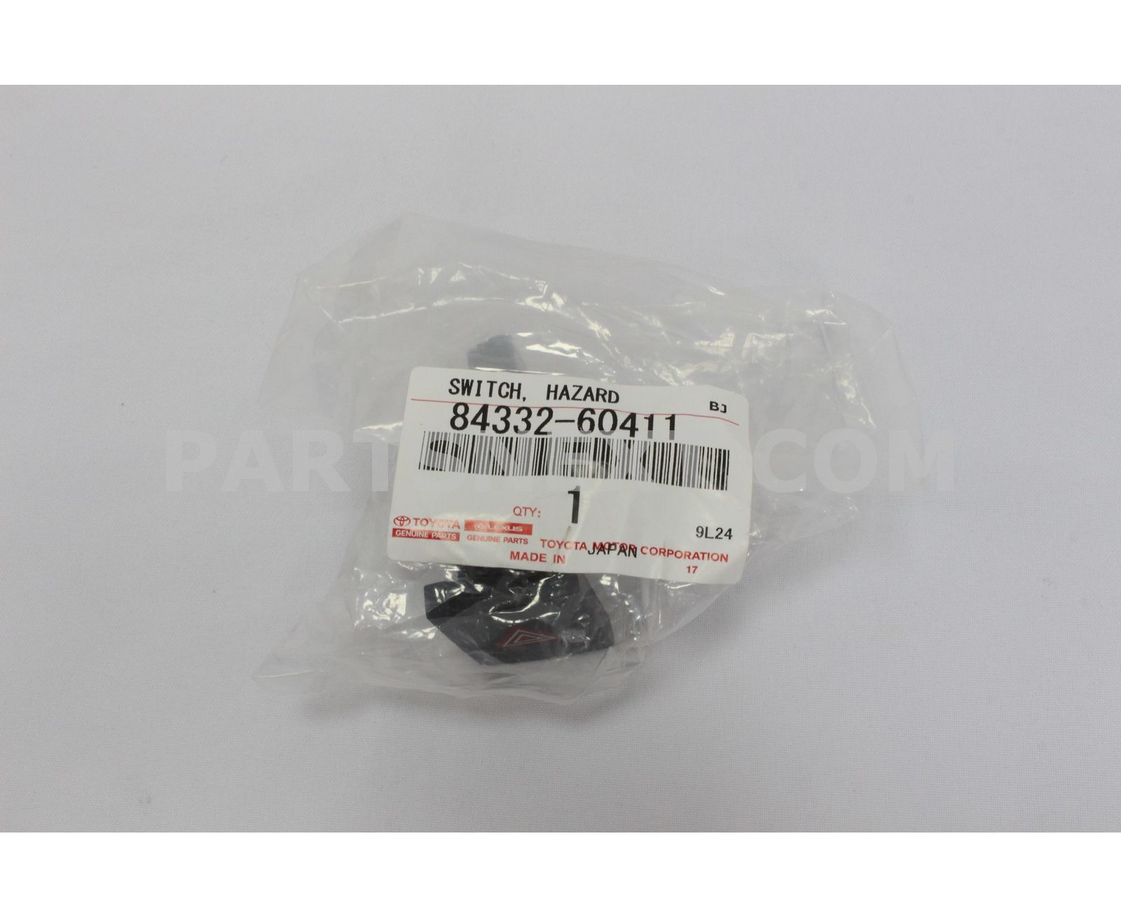 Toyota 8433260411 SWITCH HAZARD