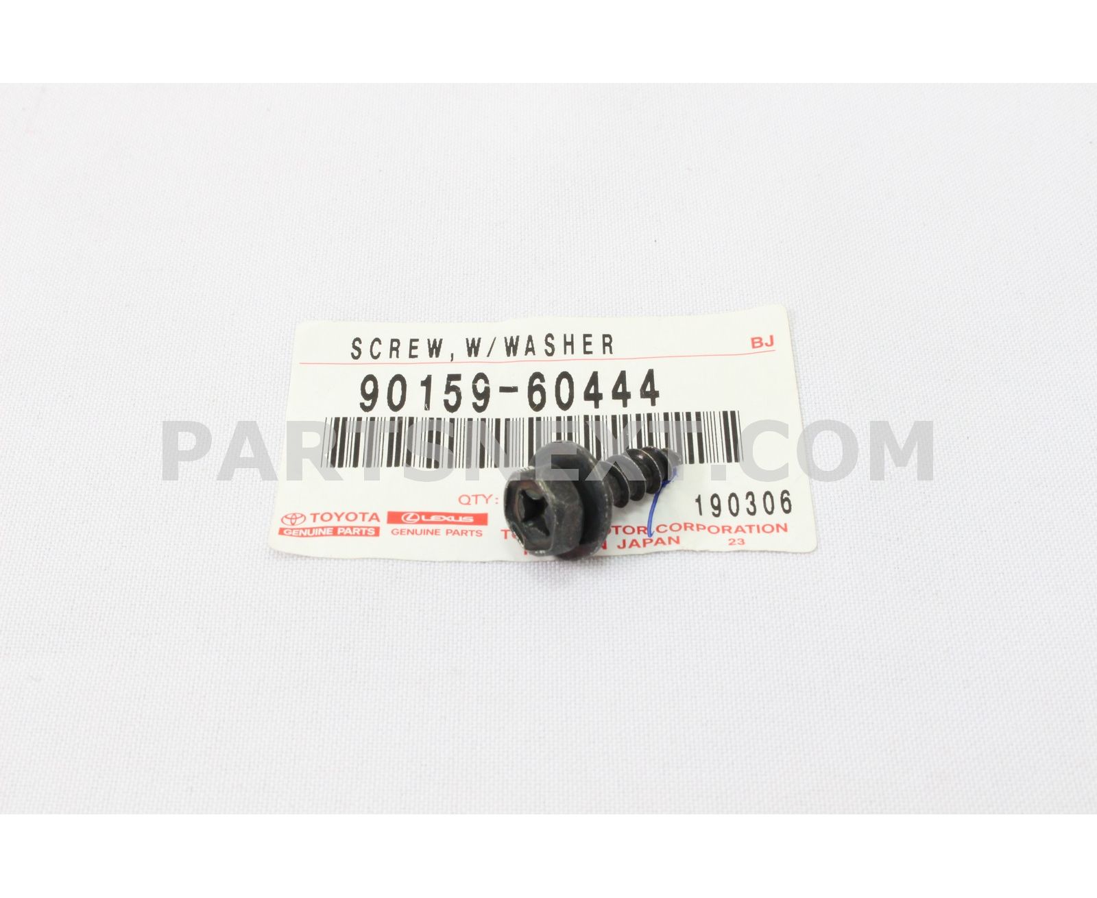 Toyota :: 90159-60444 SCREW, W/WASHER