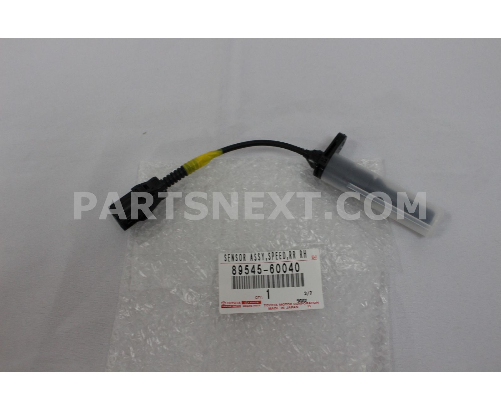 Toyota :: 89545-60040 SENSOR, SPEED, REAR RH