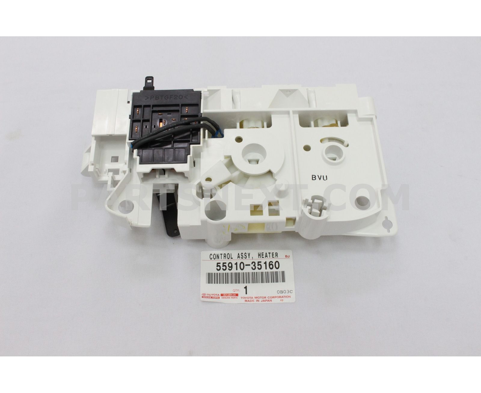 Toyota :: 55910-35160 CONTROL ASSY, HEATER OR BOOST VENTILATOR