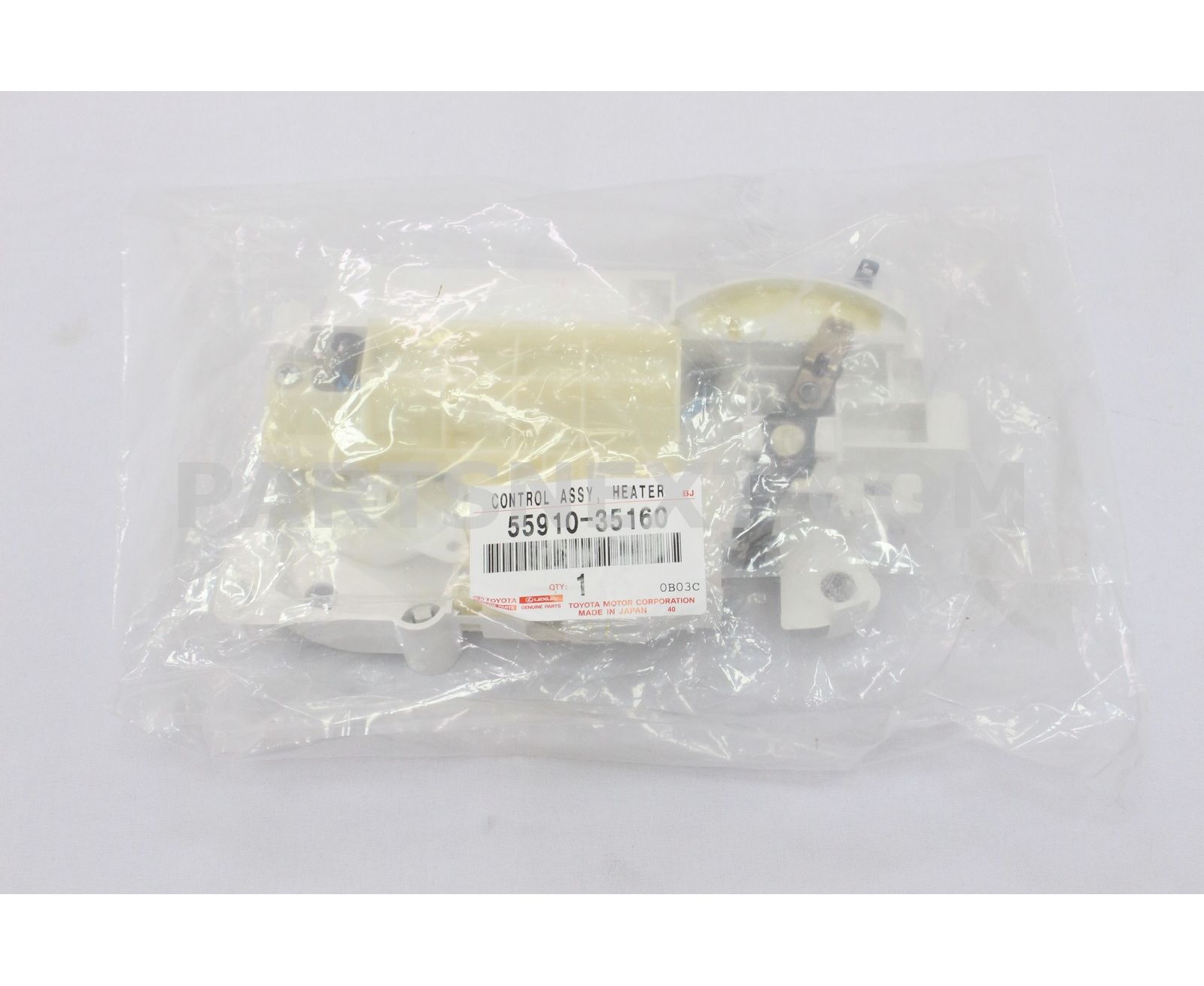Toyota :: 55910-35160 CONTROL ASSY, HEATER OR BOOST VENTILATOR