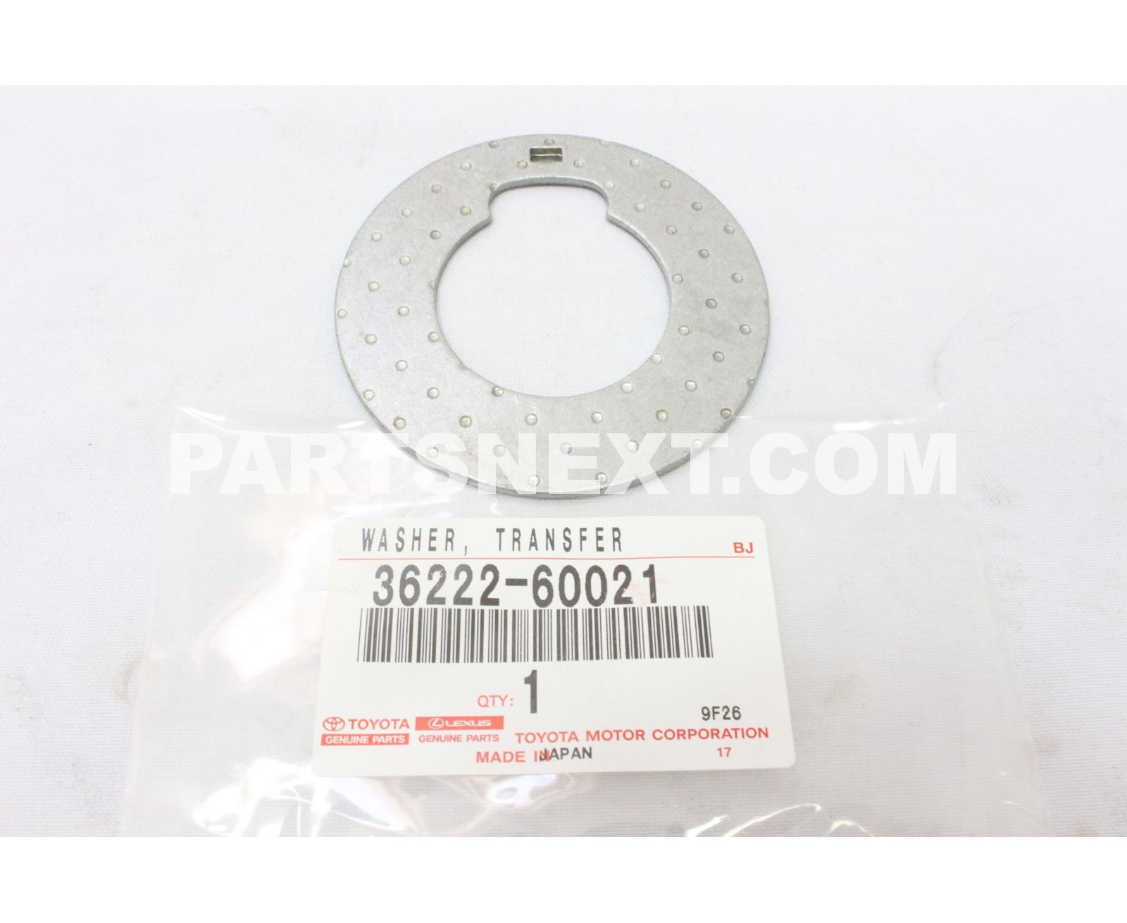 user_d95f3875様確認用 Toyota :: 36222-60021 WASHER, TRANSFER IDLER GEAR SIDE THRUST