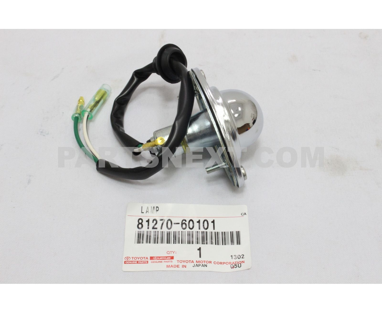 Toyota 8127060101 LAMP ASSY, LICENSE PLATE