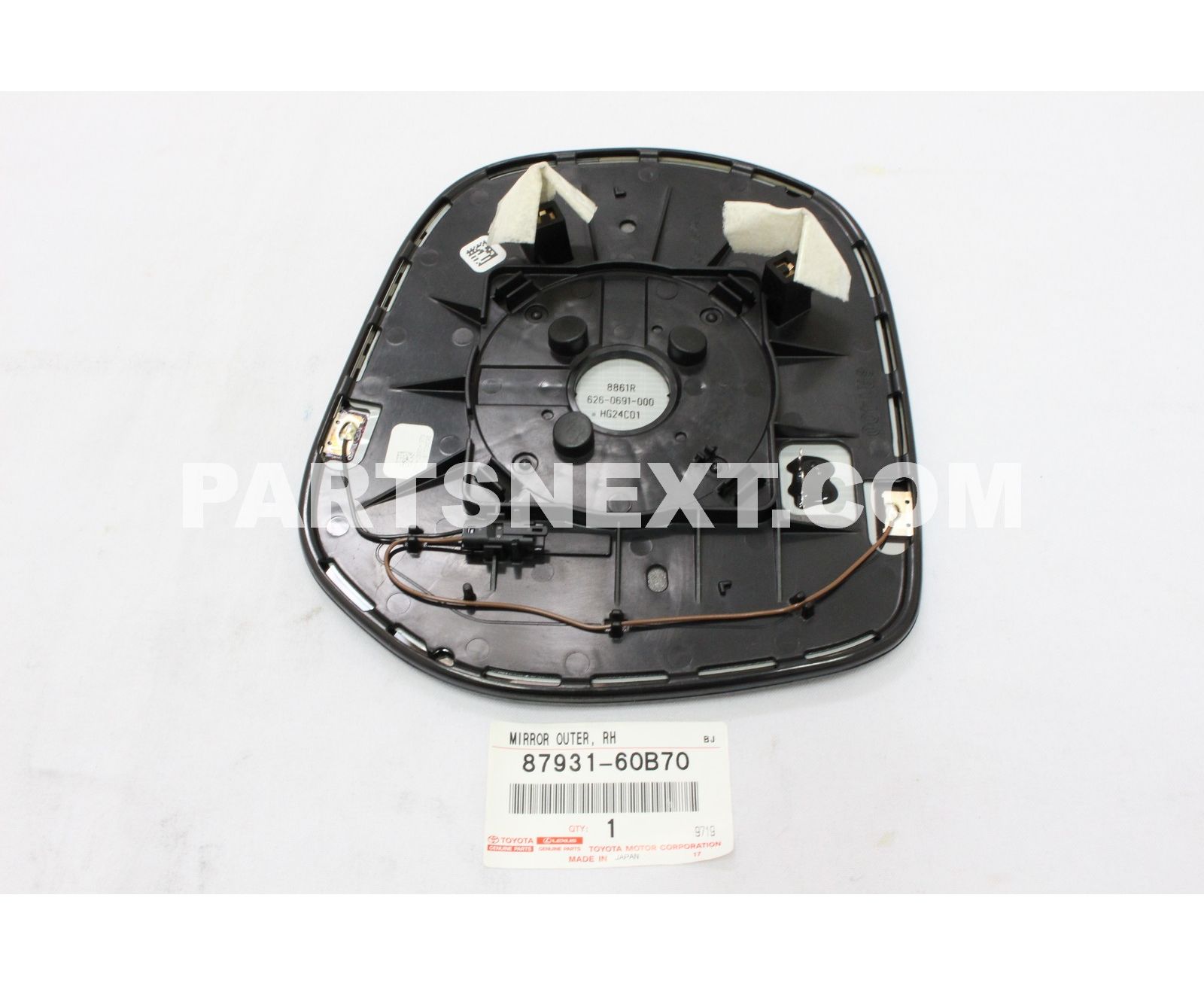 ୨୧ Toyota :: 87931-60B70 OUTER MIRROR, RH