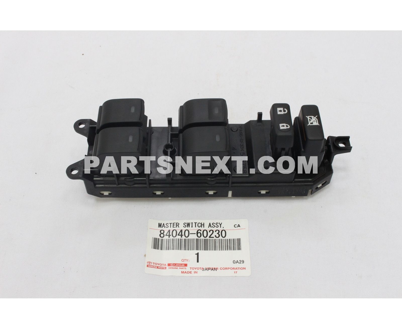 Toyota :: 84040-60230 MASTER SWITCH ASSY