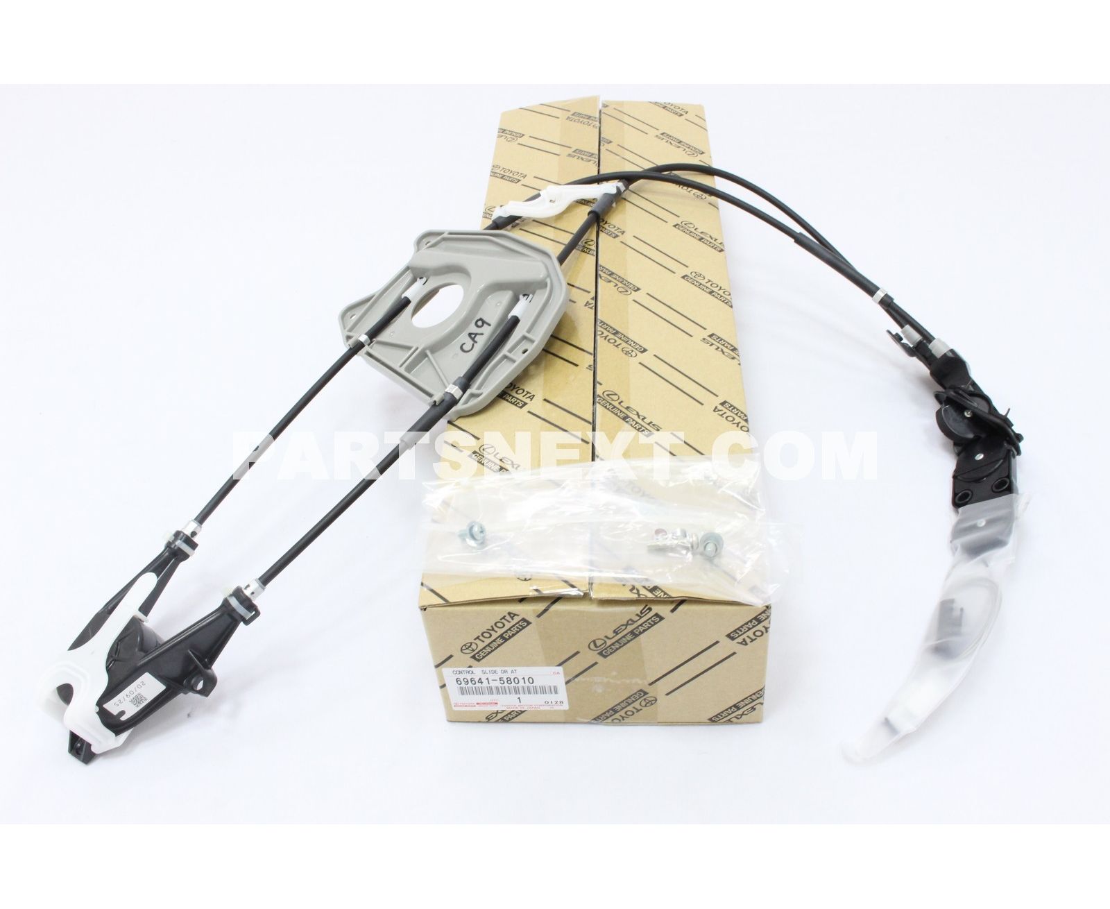 Toyota :: 69641-58010 CONTROL, SLIDE DOOR ATTACHMENT, LH