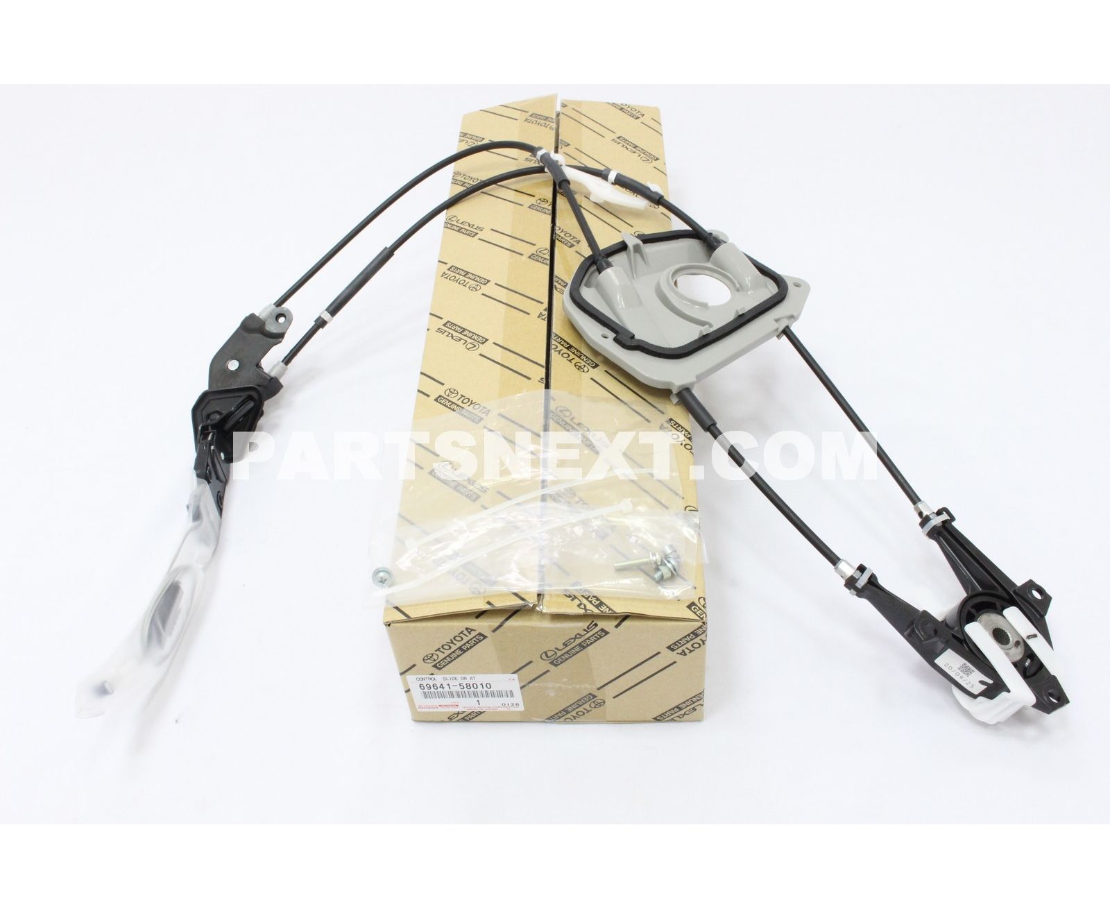 Toyota :: 69641-58010 CONTROL, SLIDE DOOR ATTACHMENT, LH