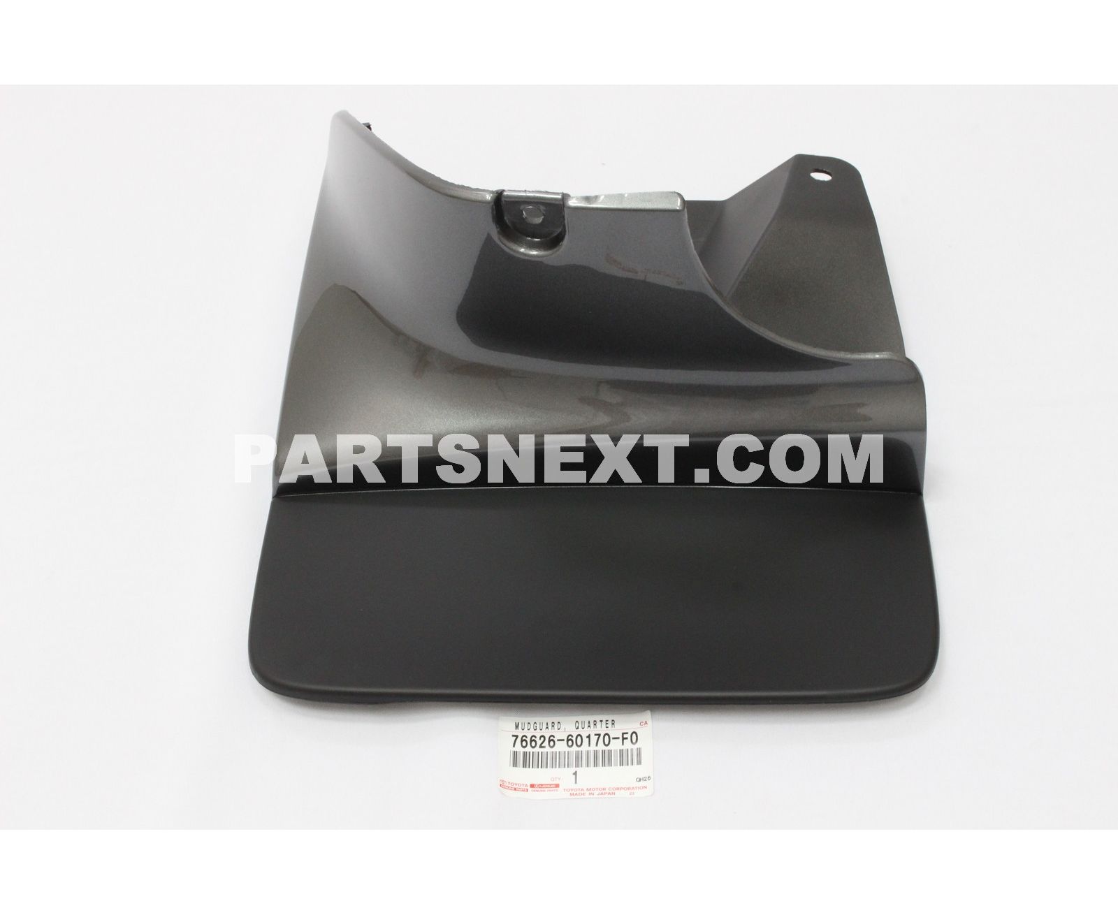 Toyota :: 76626-60170-F0 MUDGUARD, QUARTER PANEL, REAR LH