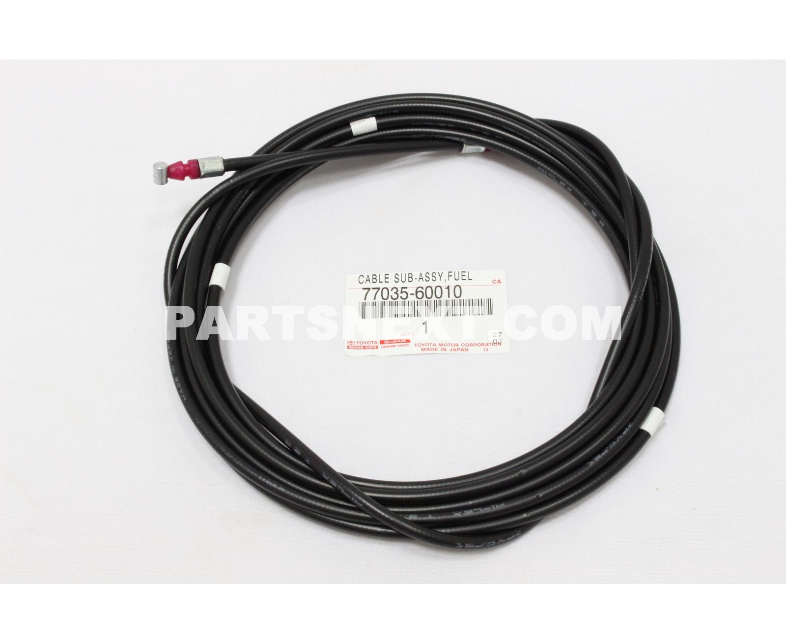 Toyota 7703560010 CABLE SUBASSY, FUEL LID LOCK CONTROL