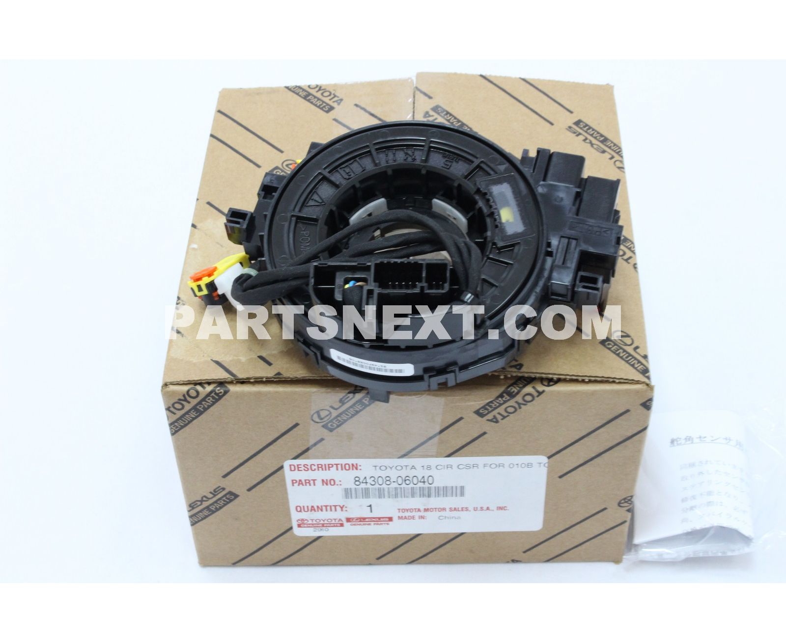 84306-02110 Genuine Toyota Clock Spring Spiral Cable Sub